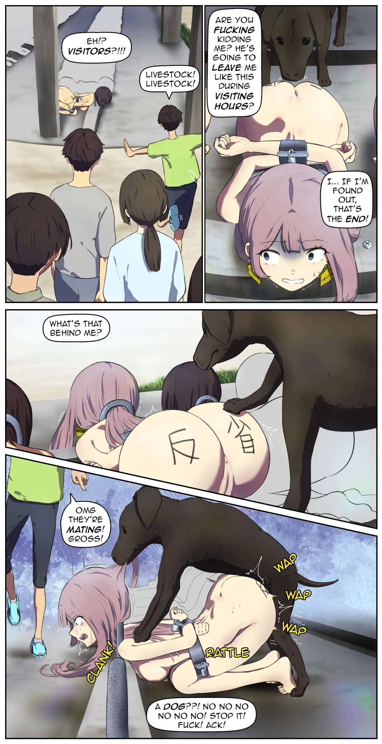 A life in the barn as punishment for a delinquent girl who has been spoiled until now【Translated by kochakaden】 page 7 full