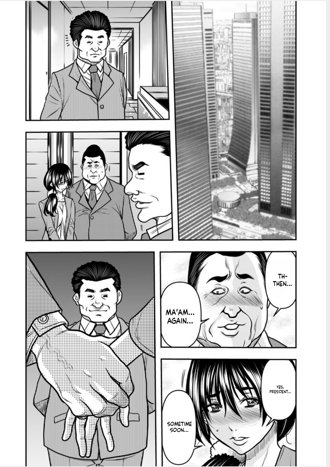 Contract wife - The days of being embraced by her husband's boss began for her husband - 9 page 3 full