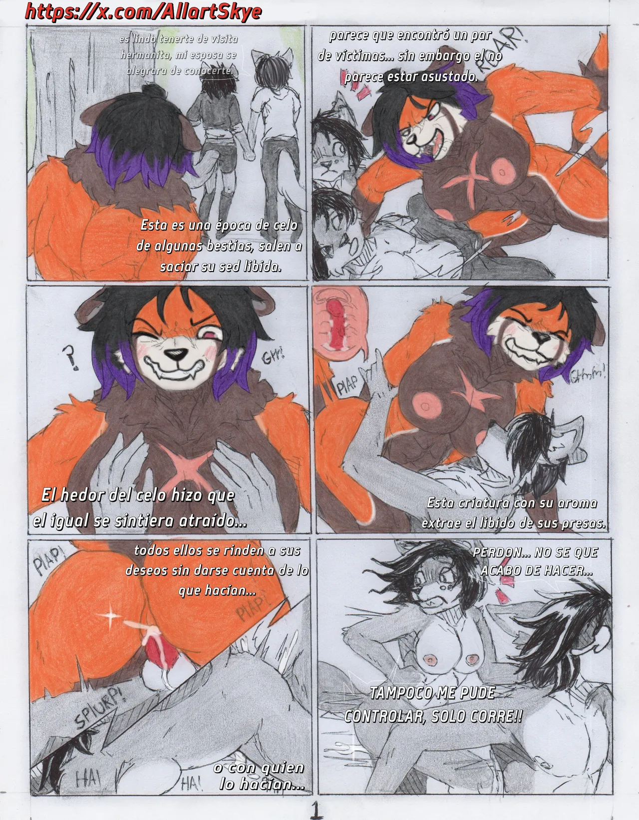 skyethefurry no canon comics ESP page 2 full