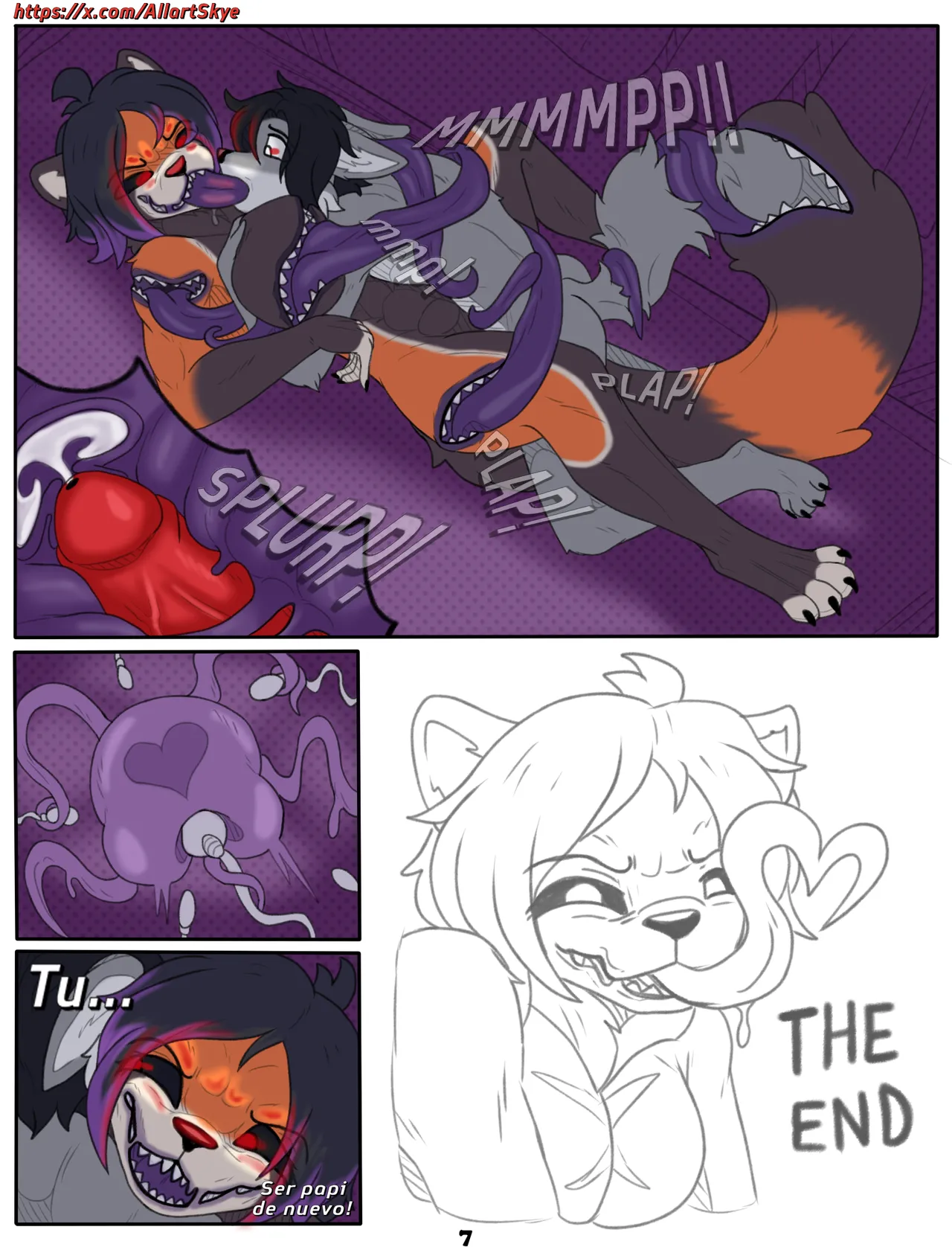 skyethefurry no canon comics ESP page 8 full