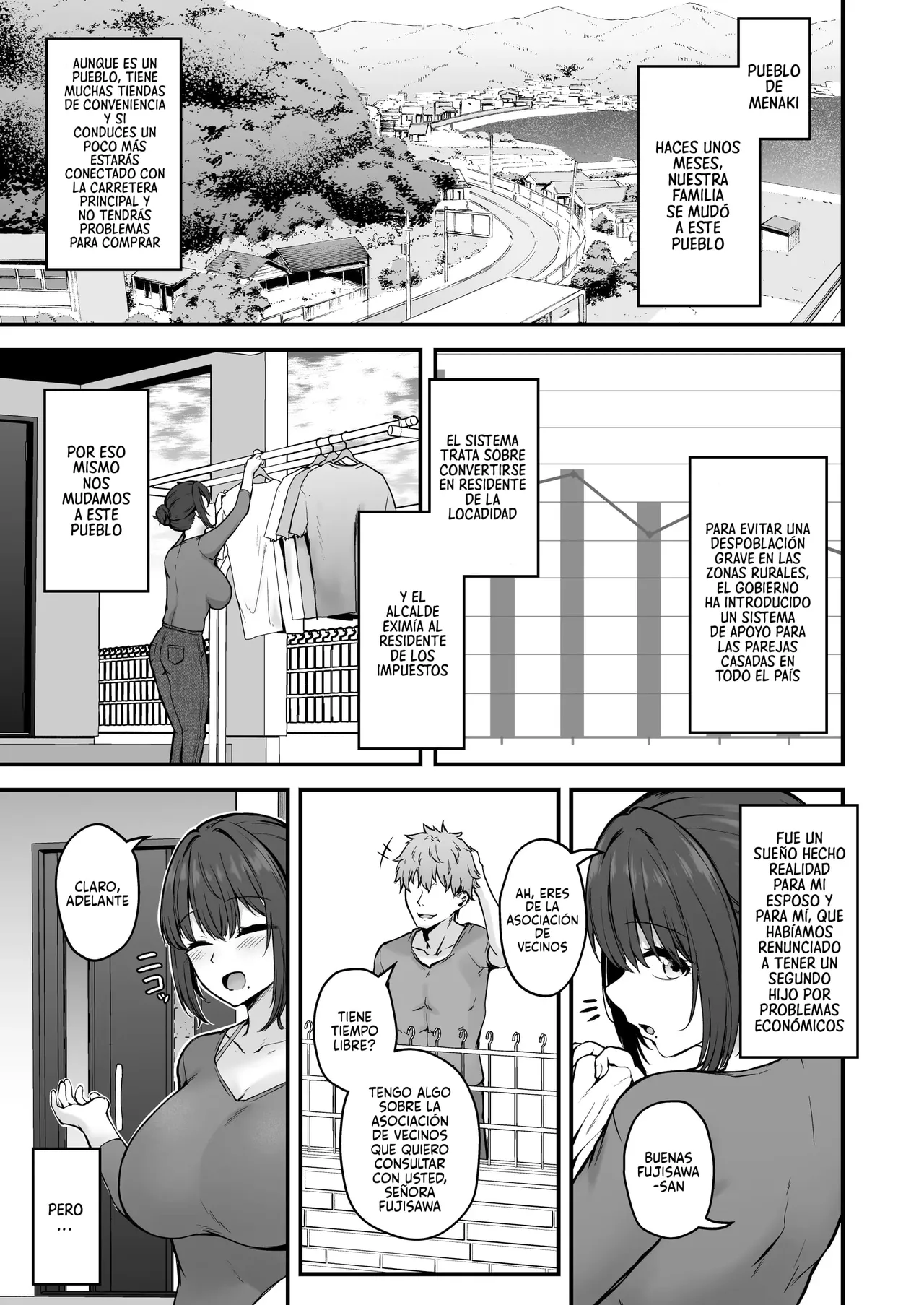 Niezuma -Toaru Mura no Inshuu no Kiroku-｜Esposa de Sacrificio -Un Relato sobre las Costumbres Sexuales de cierto Pueblo- page 4 full
