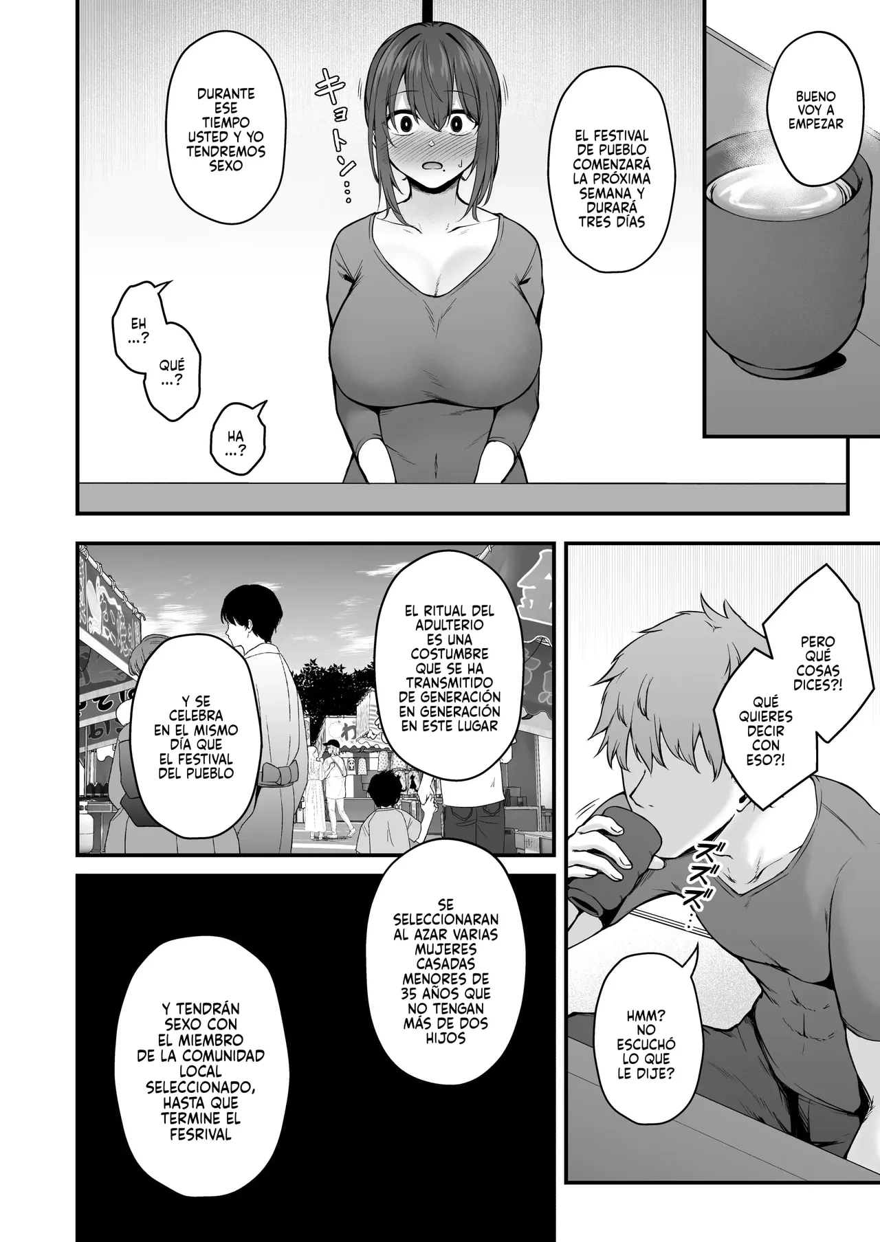 Niezuma -Toaru Mura no Inshuu no Kiroku-｜Esposa de Sacrificio -Un Relato sobre las Costumbres Sexuales de cierto Pueblo- page 5 full