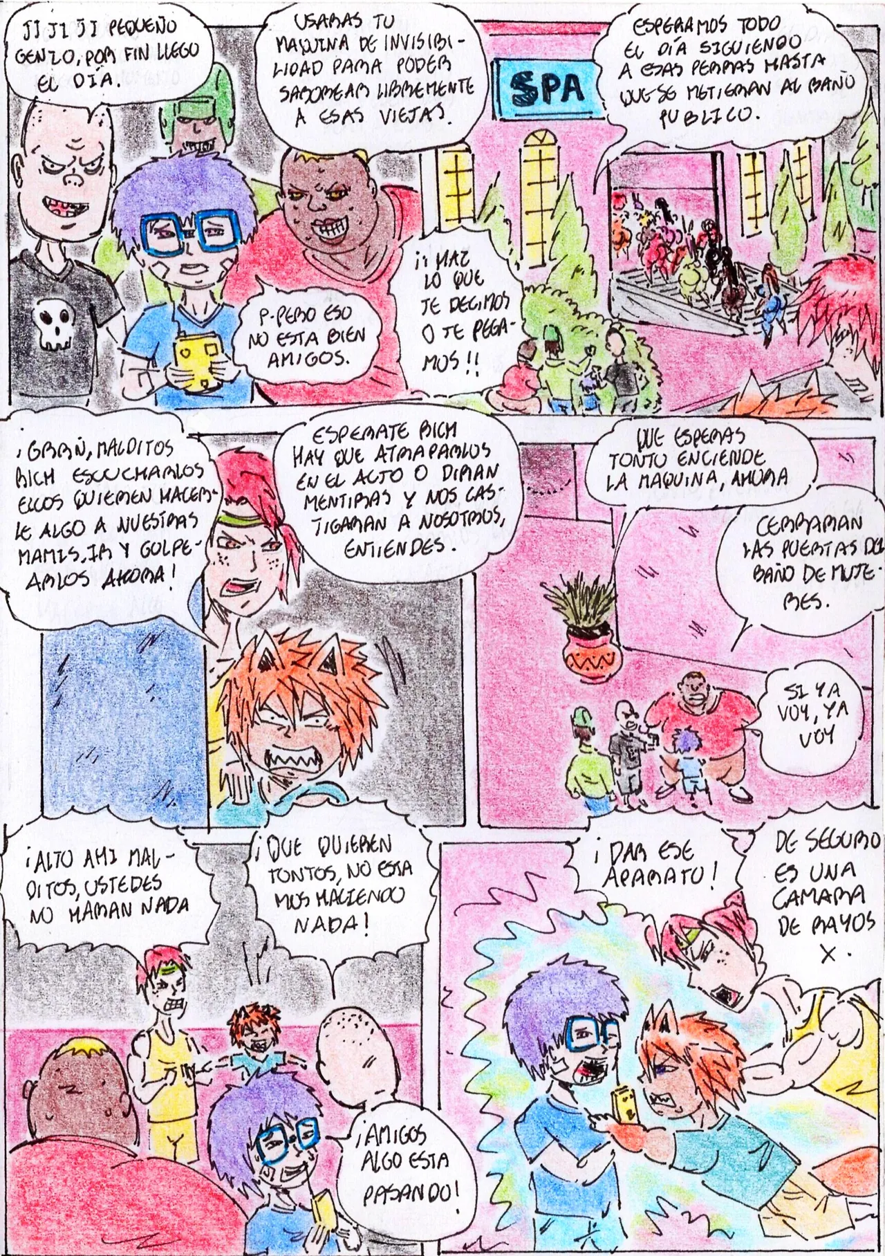 Cómic Ruth y Ashley 3 "AVENTURAS EN EL SPA " page 2 full