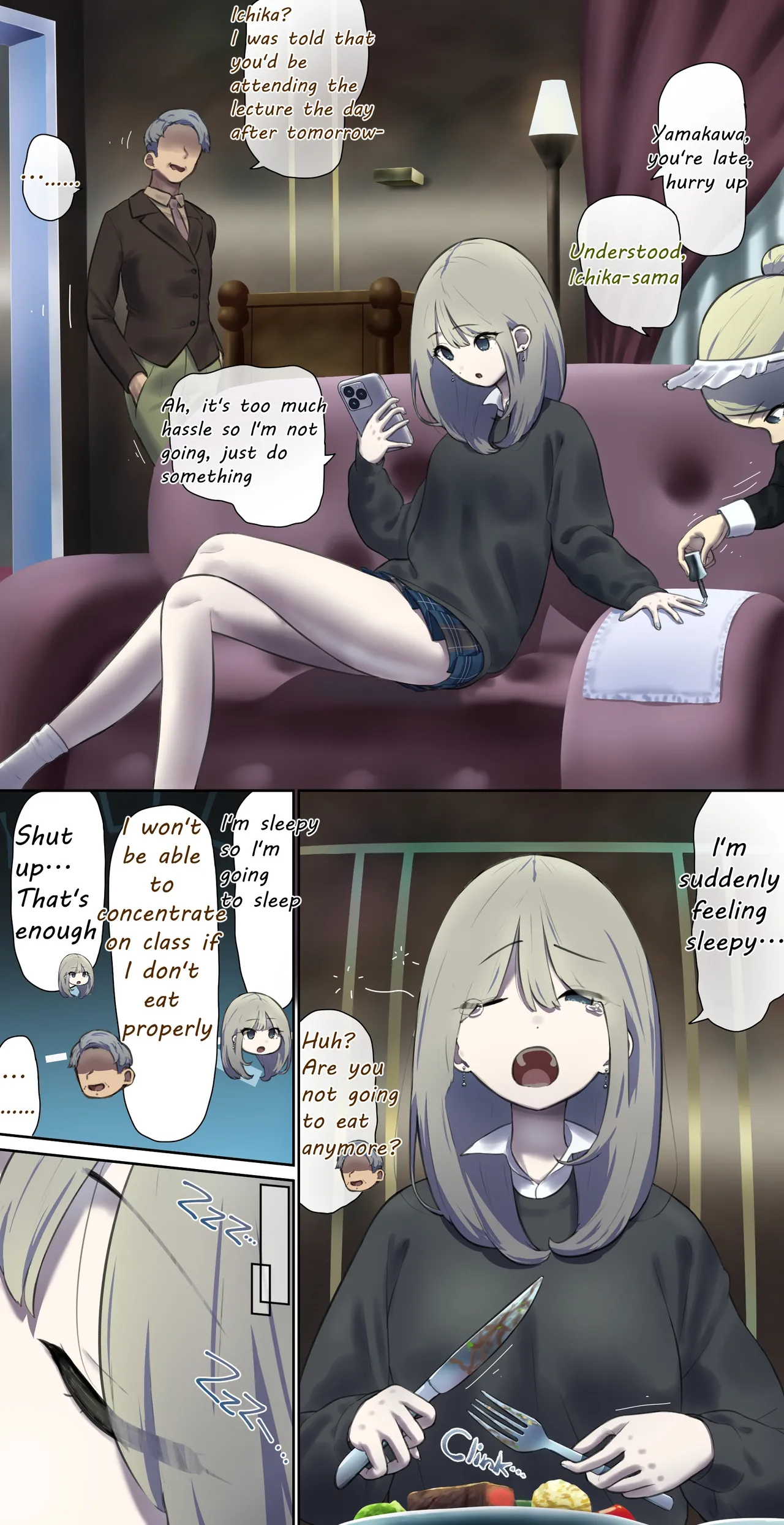 The young lady who was a human animal page 1 full