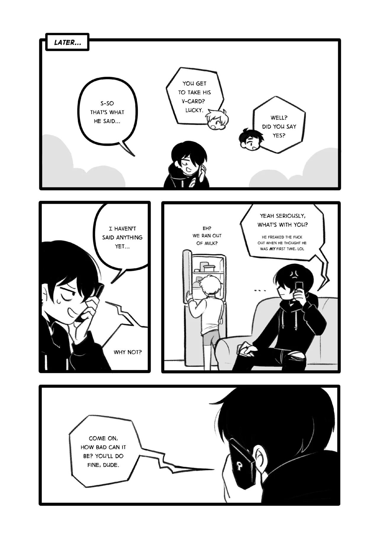 Boyfriends | Extra Chapter 01 - Goth X Nerd page 4 full