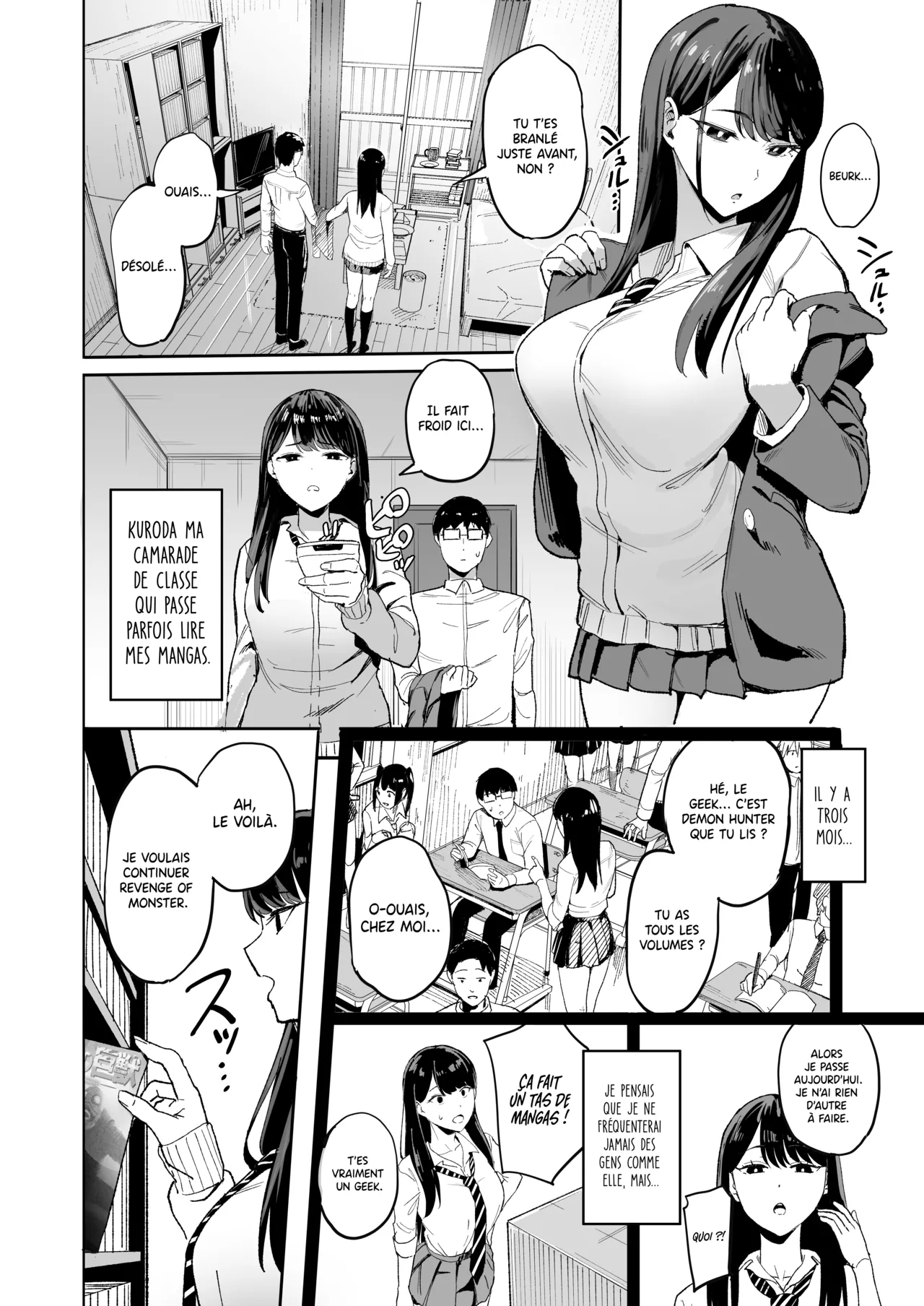 Iribitari Gal ni Manko Tsukawasete Morau Hanashi | La Gyaru qui Squatte chez Moi me Laisse Utiliser sa Chatte page 4 full