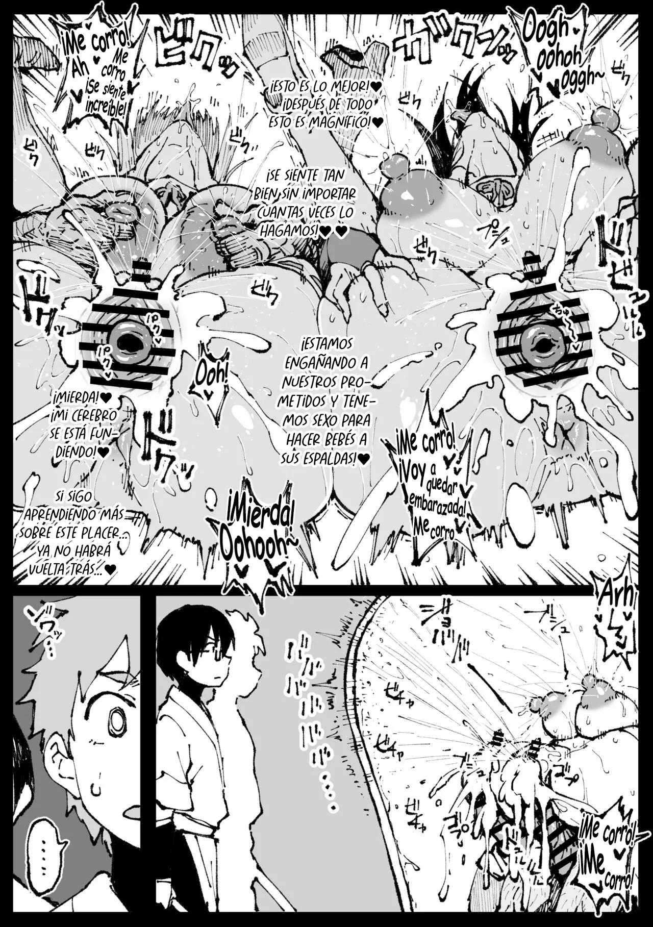 Iinazuke no Otou-san ni Netorareru Shimai | Hermanas seducidas por los padres de sus prometidos page 11 full