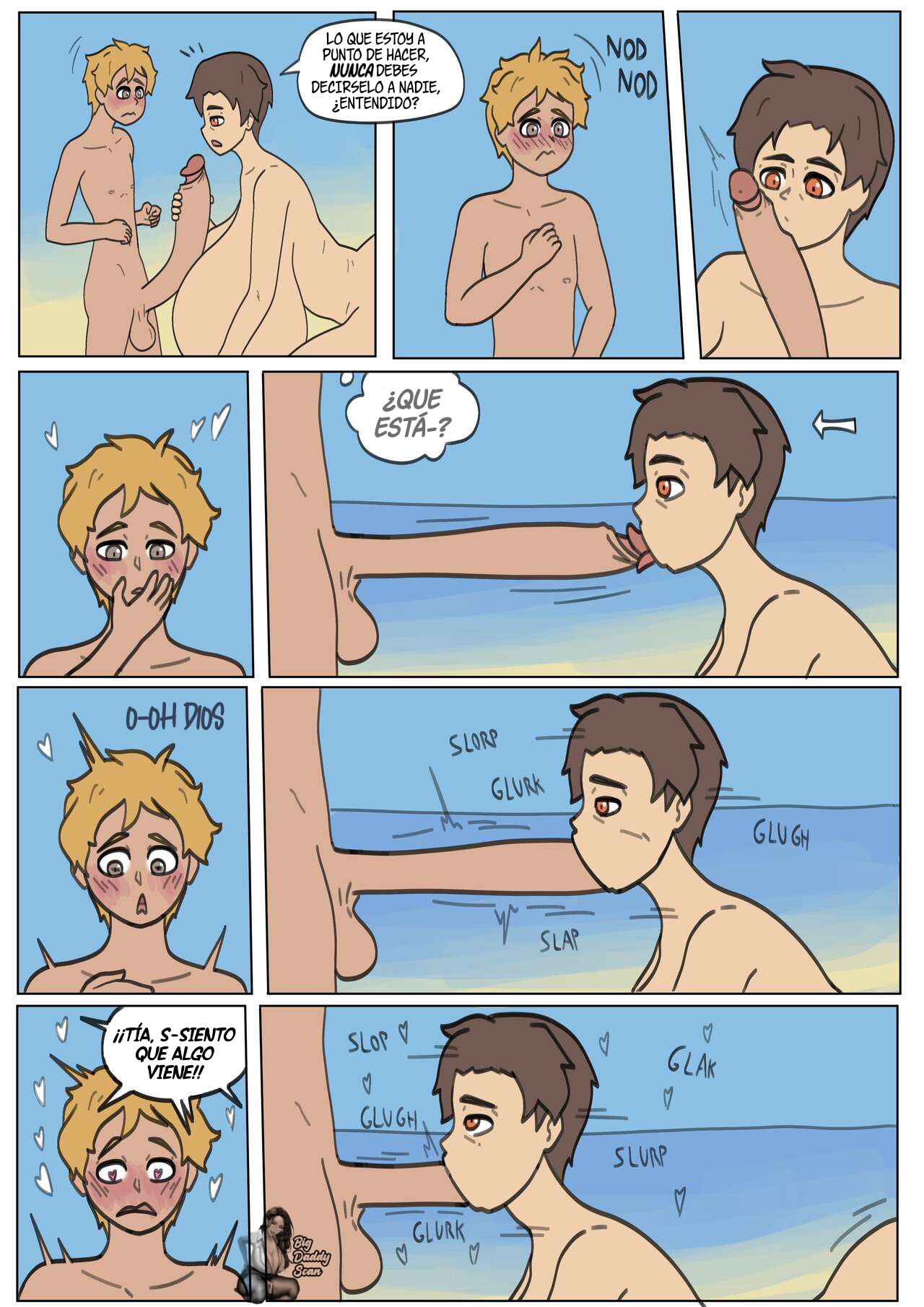 Manny and Marcy's Beach Day｜Día En La Playa De Marcy Y Manny page 7 full