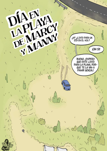 [Dizzy] Manny and Marcy's Beach Day｜Día En La Playa De Marcy Y Manny [Spanish] [BigDaddy Scan] cover