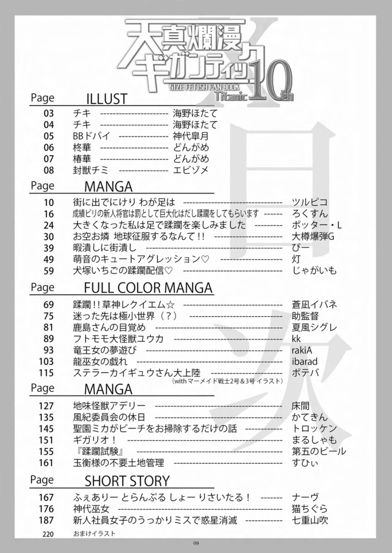 Tenshin Ranman Gigantic 10th page 9 full