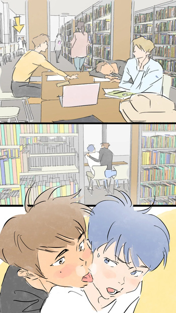 [EonA] An Open Friend | In the library cover