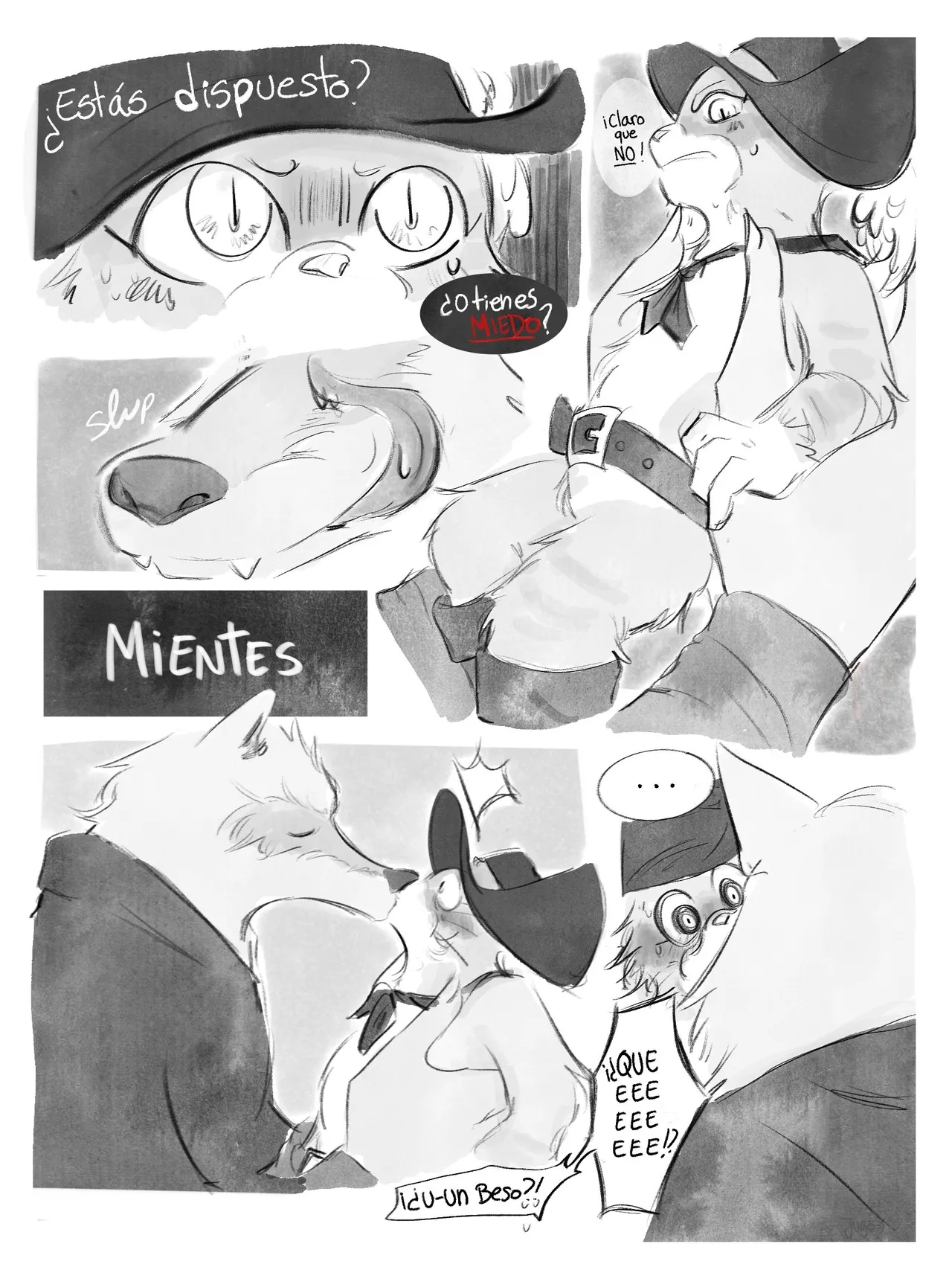 Puss x Death Comic page 2 full