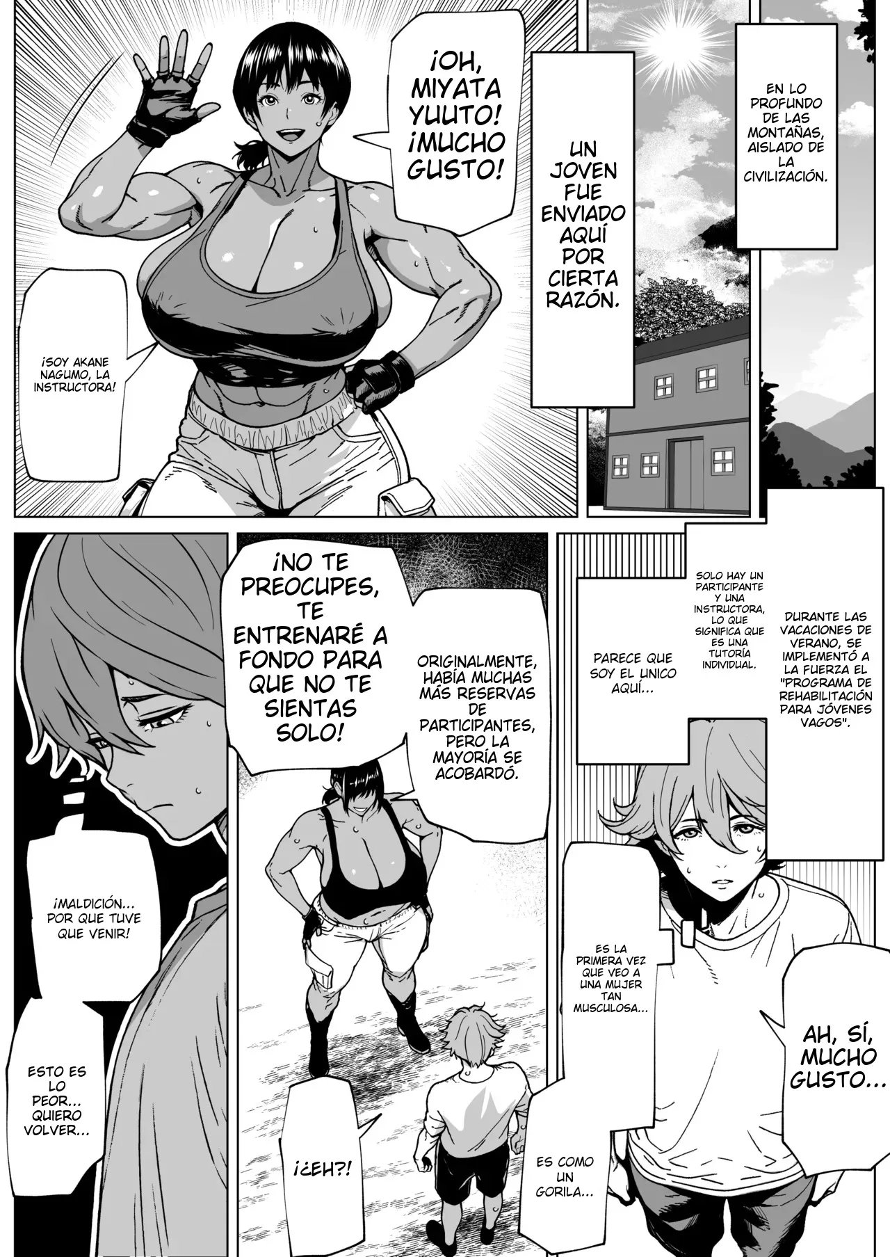 Futanari Kyoukan no H na Kyouka Gasshuku｜El campo de entrenamiento de la maestra futanari page 2 full