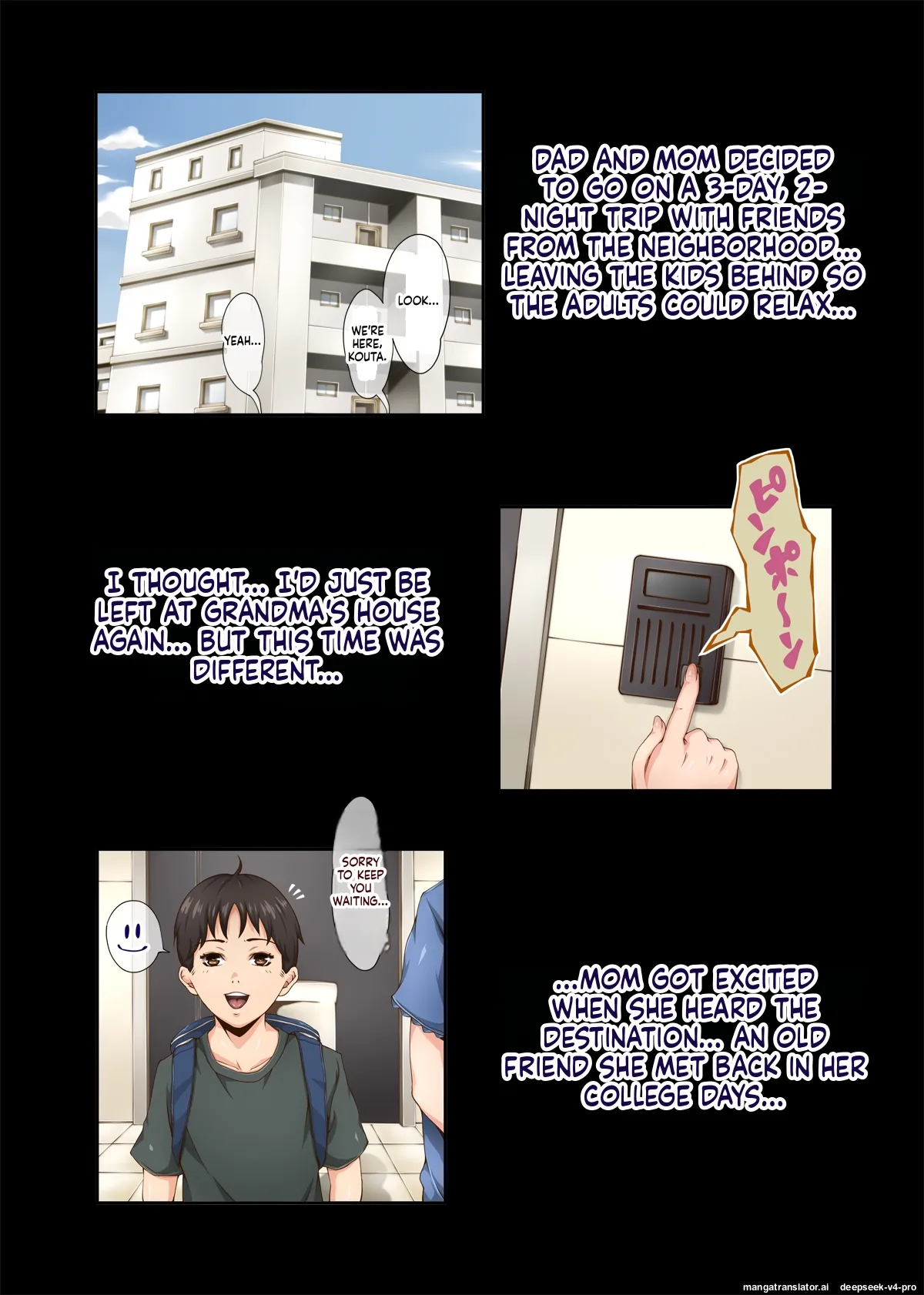 Kawaii Osaru-san to Sugosu Mesu Inu Oba-san no 3-kakan no Jijou page 2 full