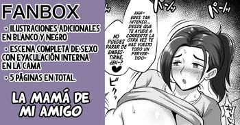 [Kiteman] Tomodachi no Ie ni Tomari ni Itta Hi Tsuzuki no Honban｜La madre de mi amigo [Spanish] [Mr.Naranjas] cover