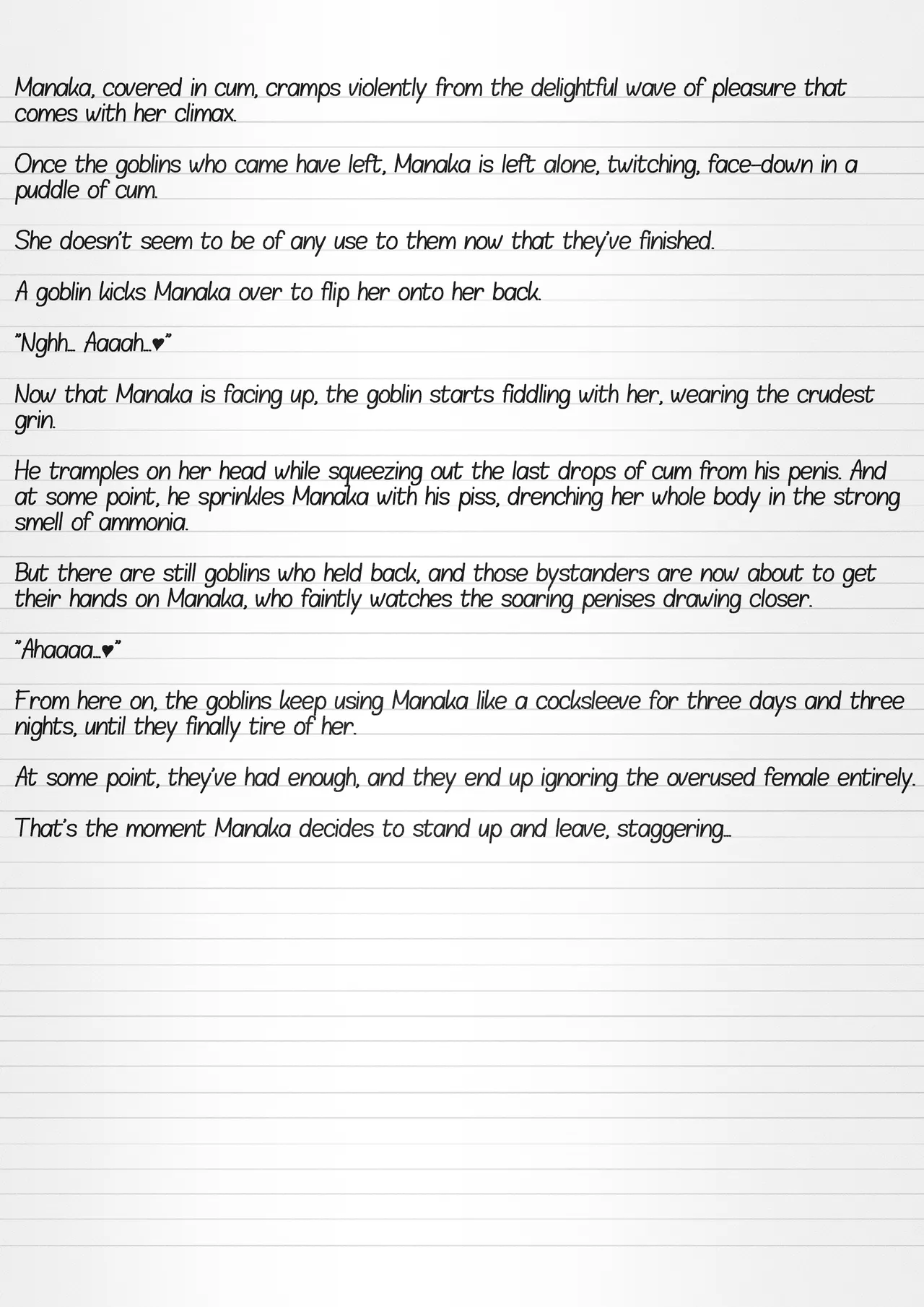 Misuke's Short Stories 35 - Manaka & Goblins page 12 full