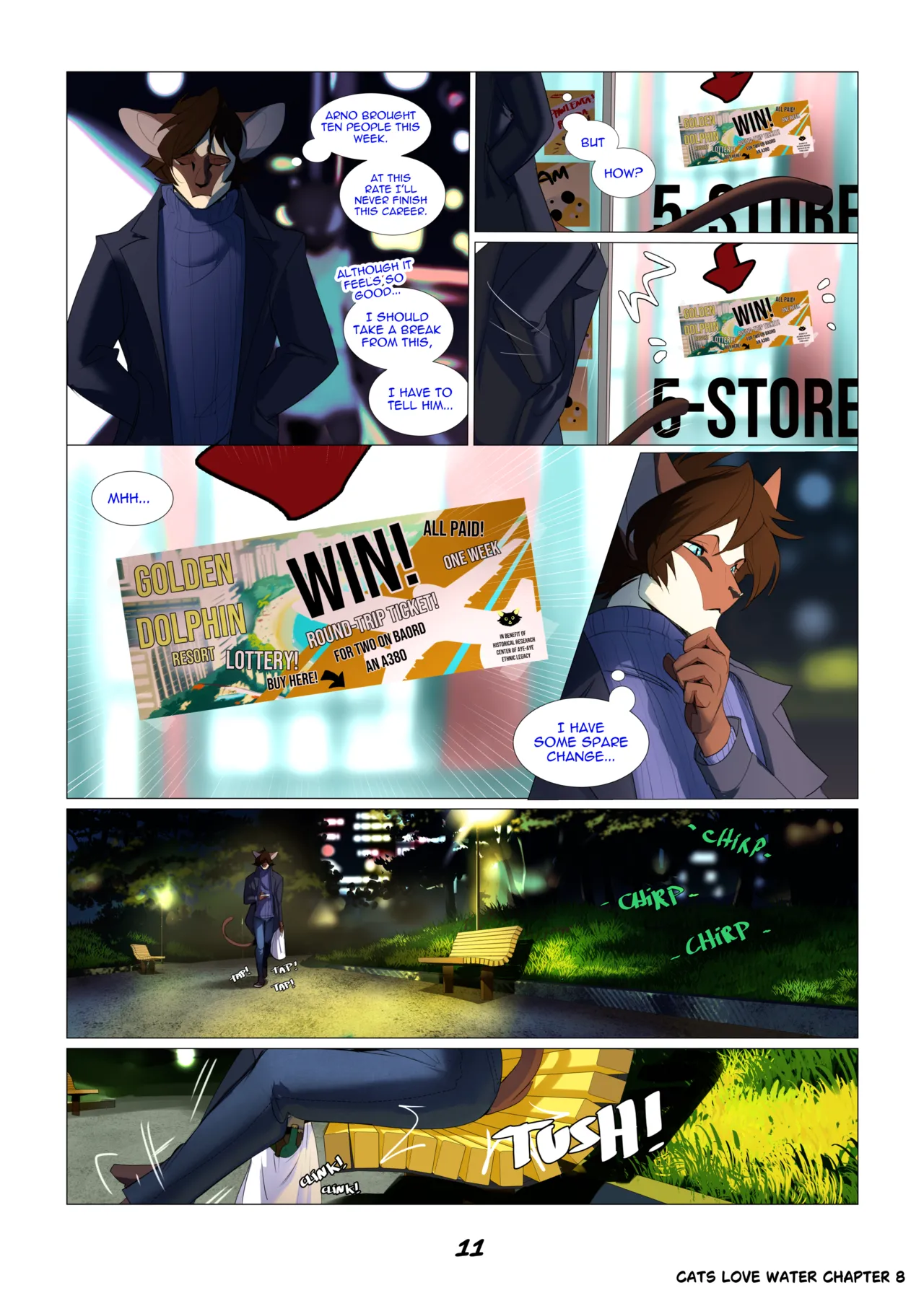 Cats Love Water 8 page 12 full
