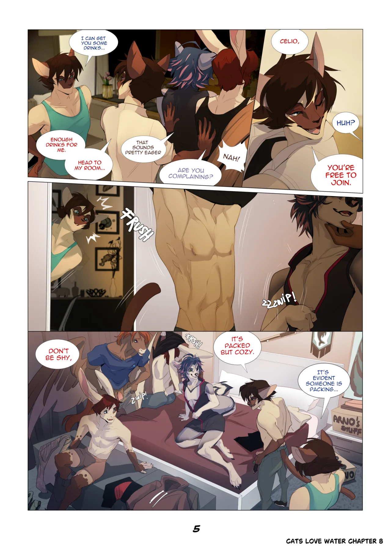 Cats Love Water 8 page 6 full