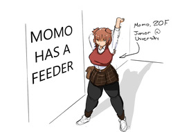 Momo has a Feeder