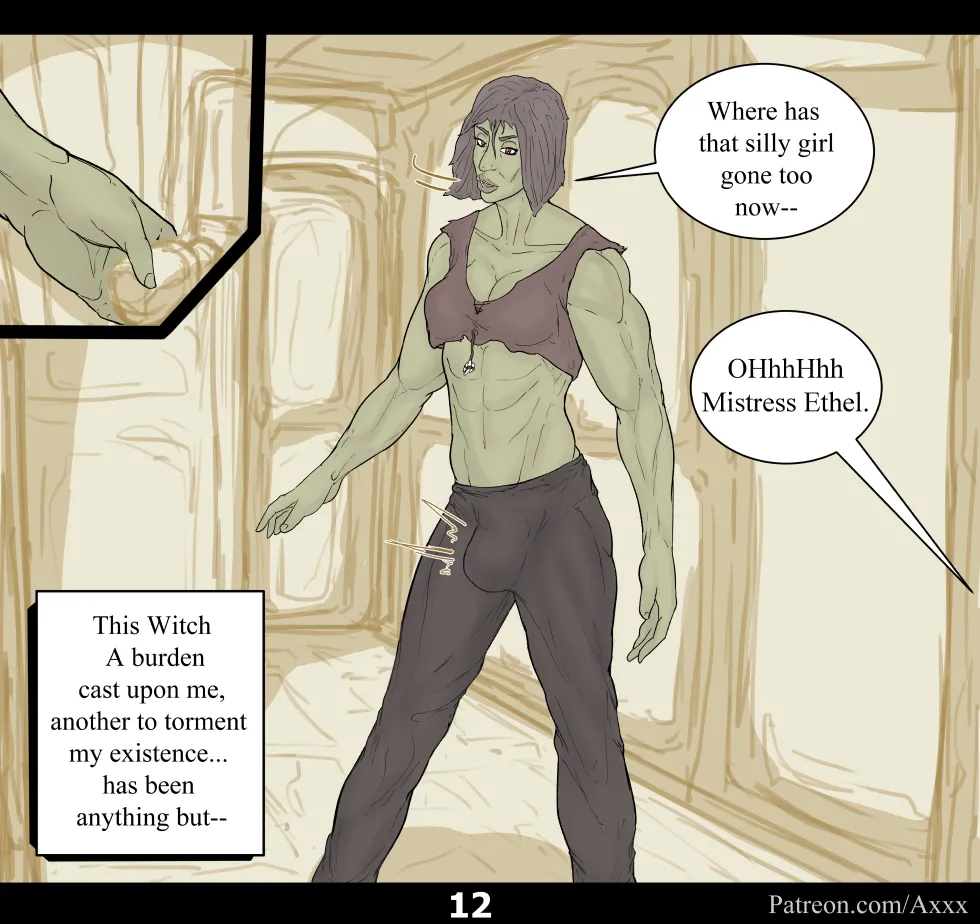 Futa Love: Hag's Witch! page 12 full