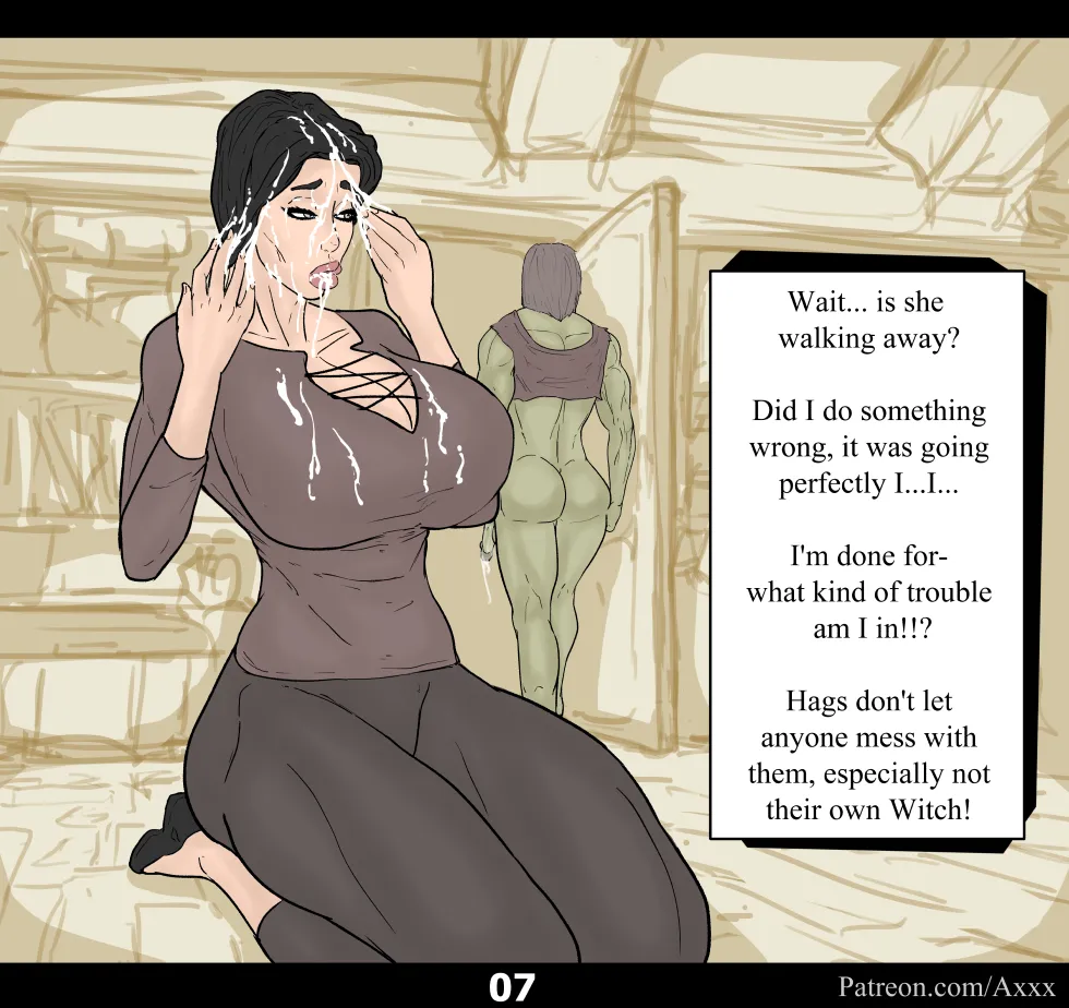 Futa Love: Hag's Witch! page 7 full