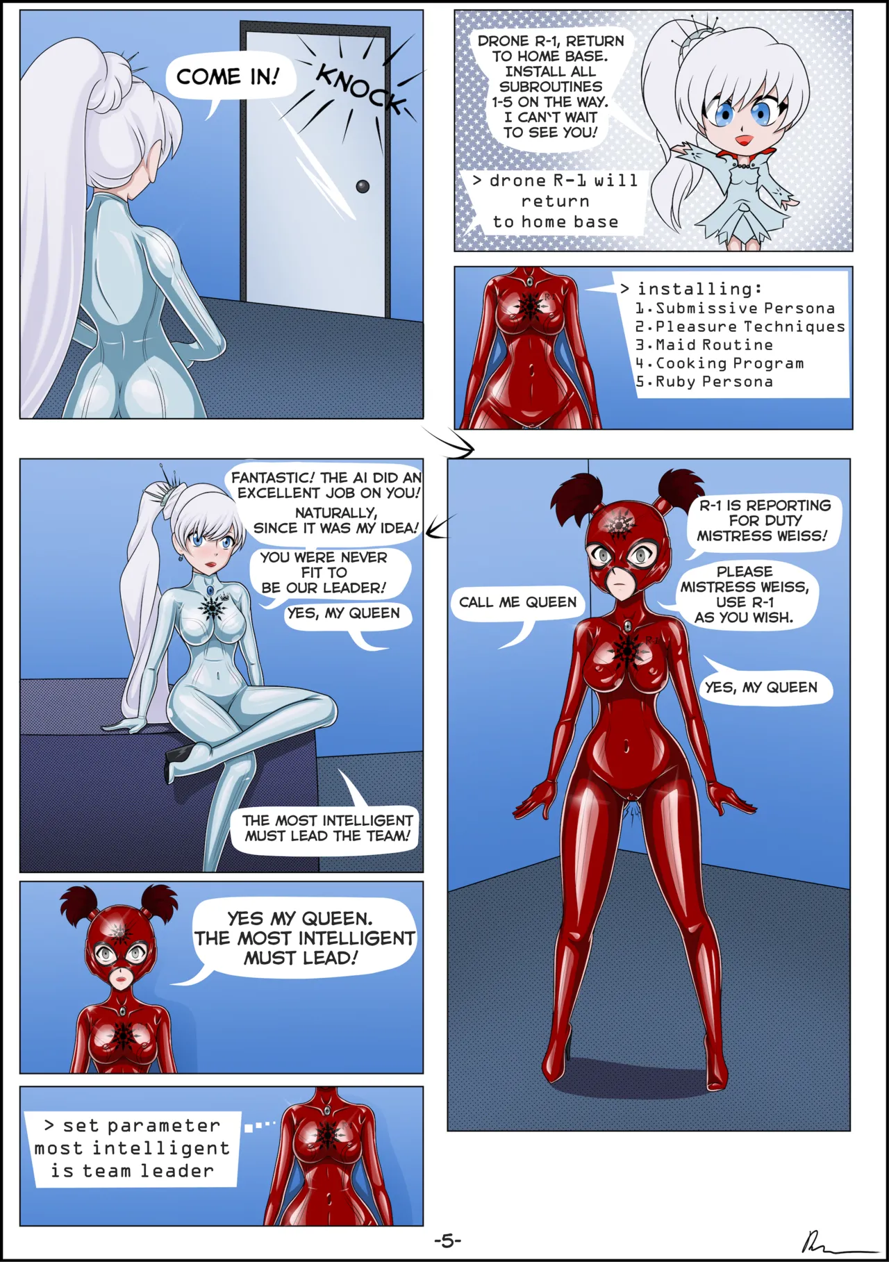 RWBY Fancomic New Leadership Part 1 and 2 page 5 full