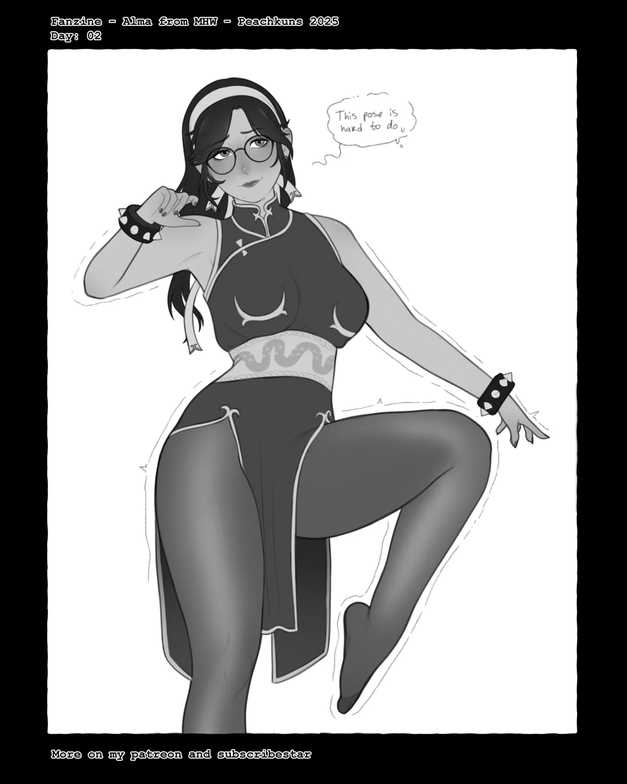 Alma fanzine page 1 full
