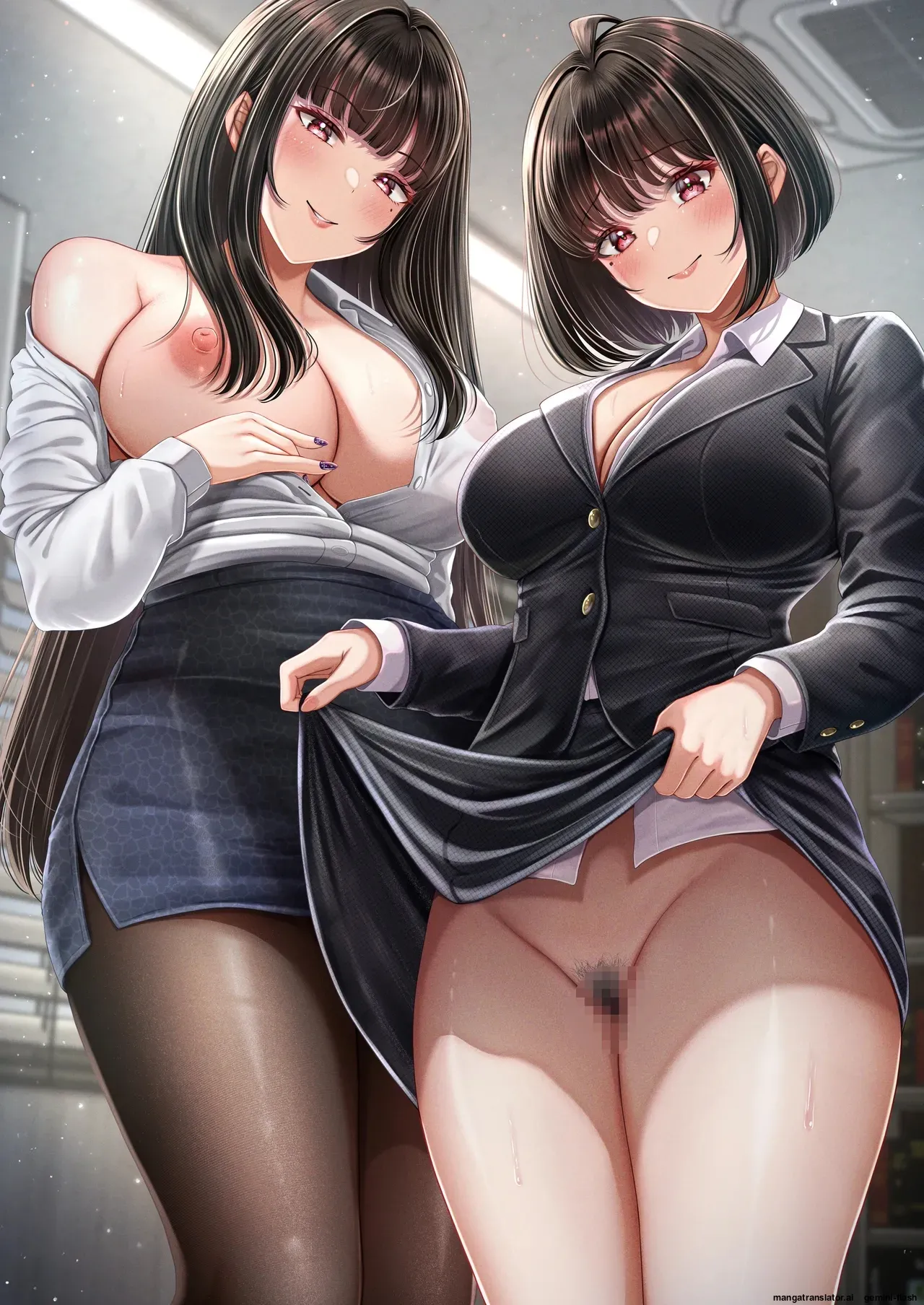 Sono Toshi no Hanareta Kurokami Shimai to Omeko suru Hanashi  MTL page 6 full