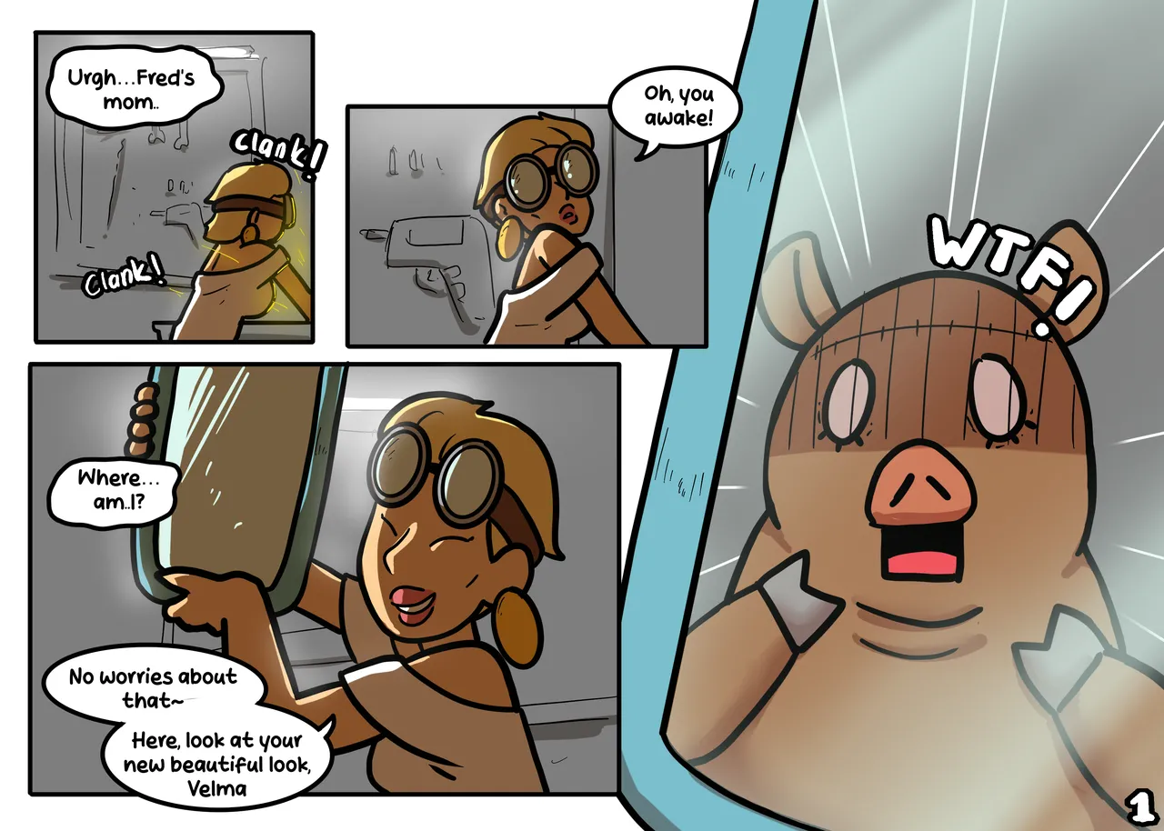 Velma and Pig page 1 full