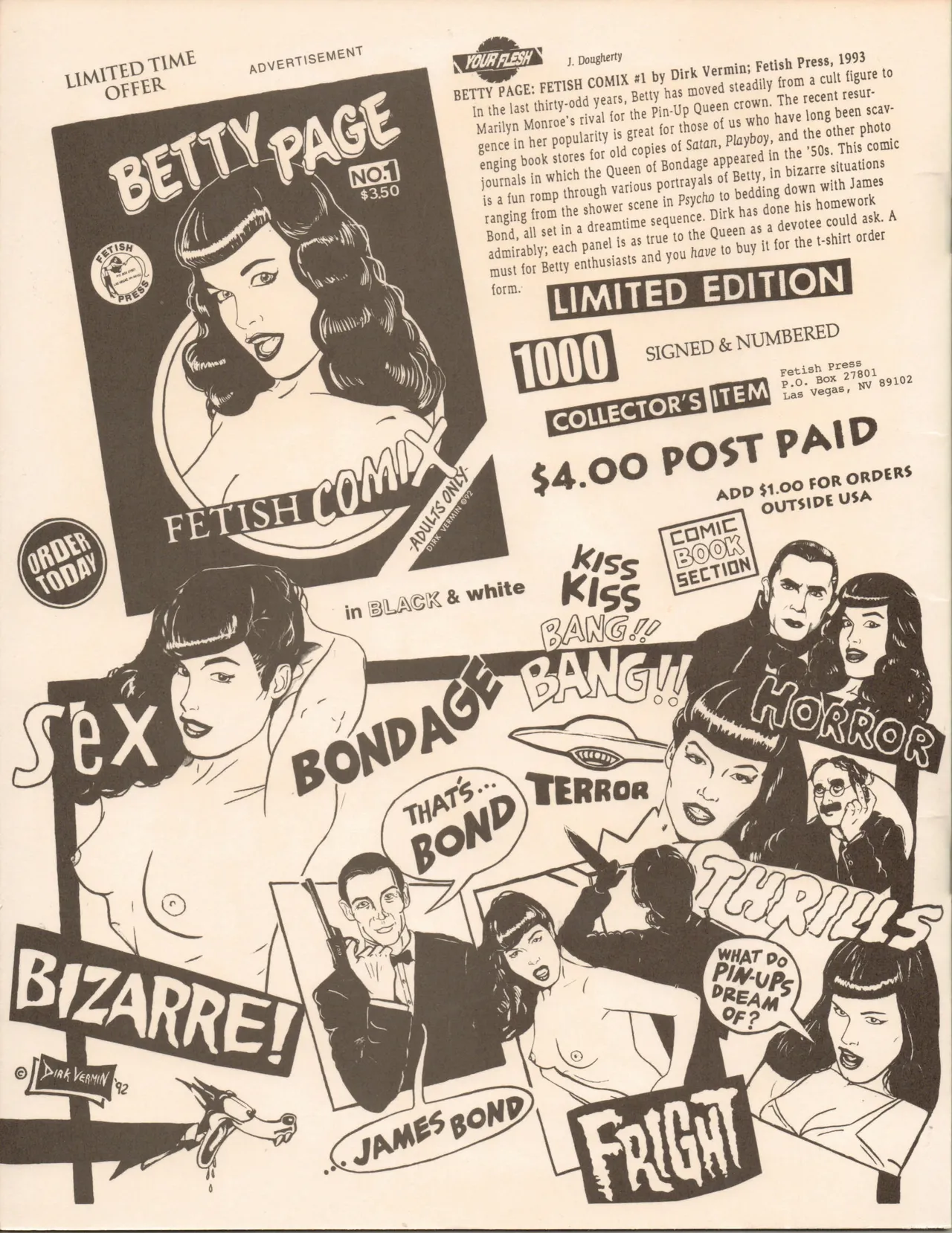 Betty Page Punk Comix #2 page 2 full