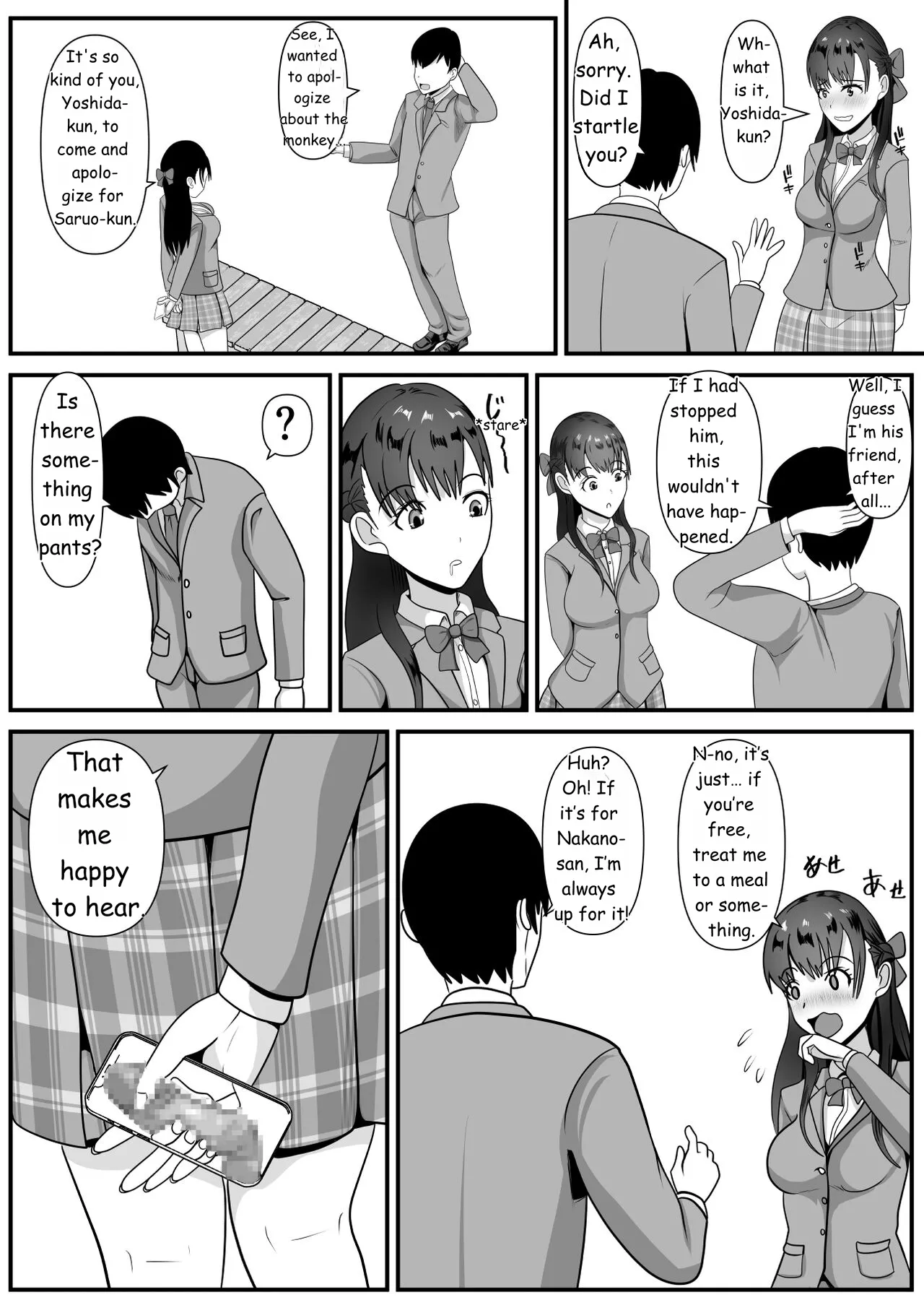 Suki na Joshi ga Hentai Yuujin ni Kuwareta page 11 full