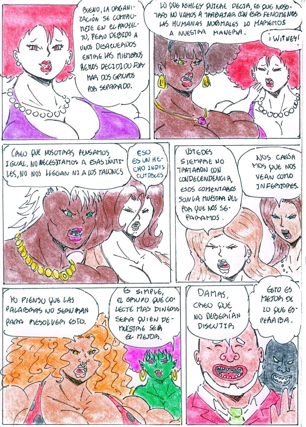 Ruth y Ashley cómic 3 "COMPETENCIA DE MAMIS" page 2 full