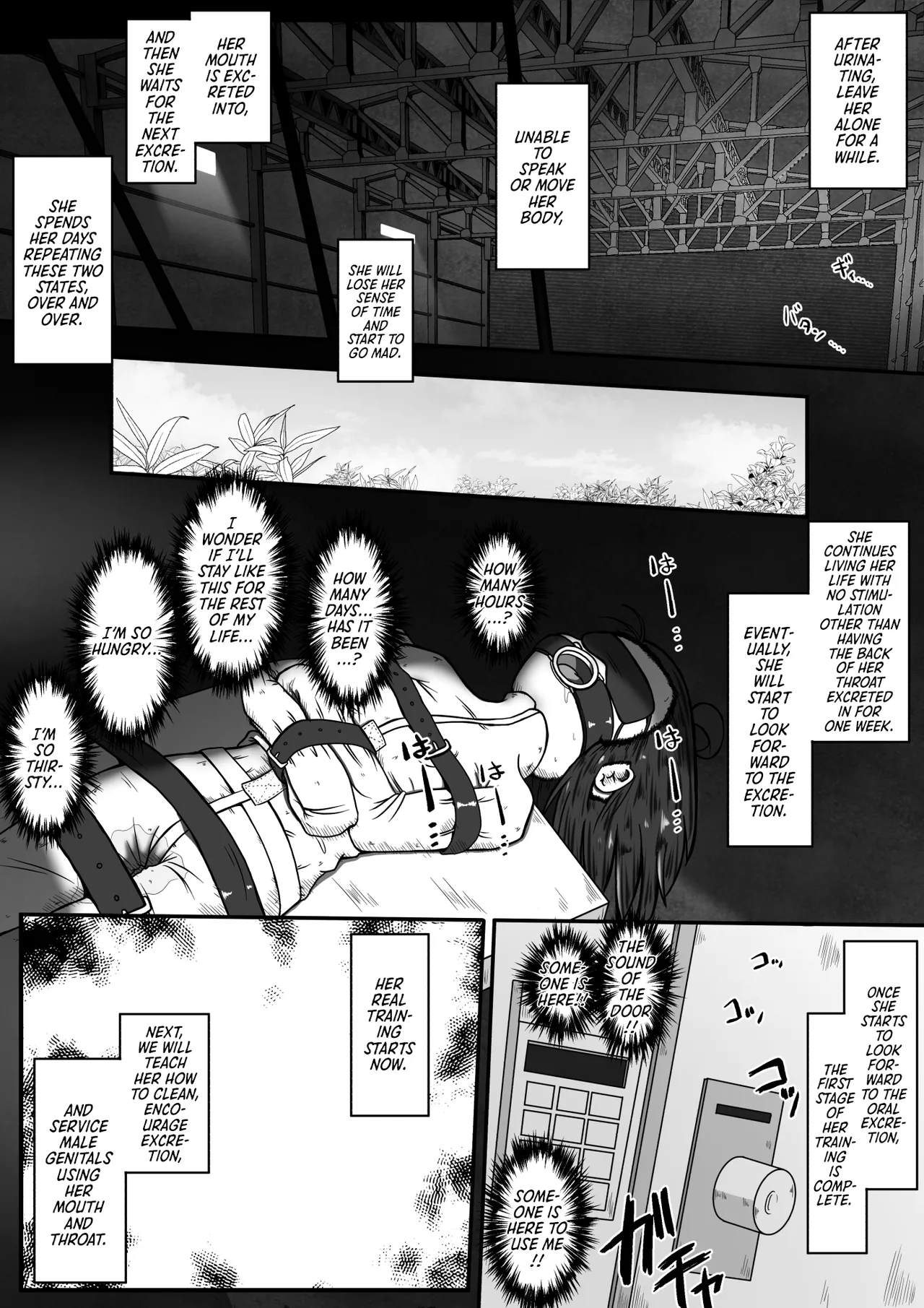 Gekouchu no Onnanoko o Rachi shite Kuchibenki ni Choukyou Suru Ohanashi | A Story About Kidnapping a Girl on the Way Home from School and Training Her to be a Mouth Toilet page 6 full
