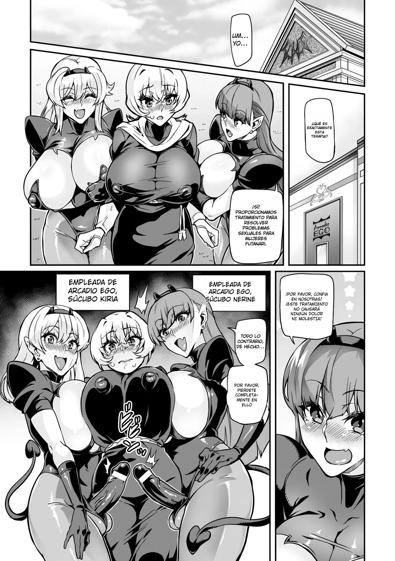 Youkoso! Inma Shoukan Arcadia Ego Ch. 1-2｜¡Bienvenidos a Arcadia Ego, El Burdél de Súcubos! Cap. 1-2 page 11 full