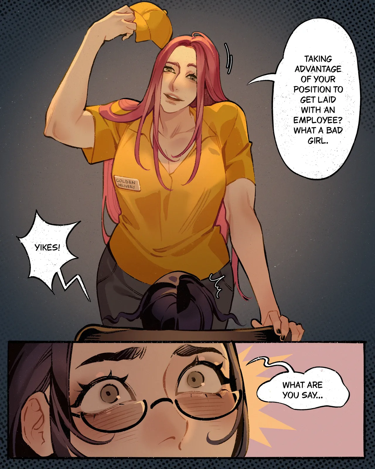 Zoemira Office AU Comic page 12 full