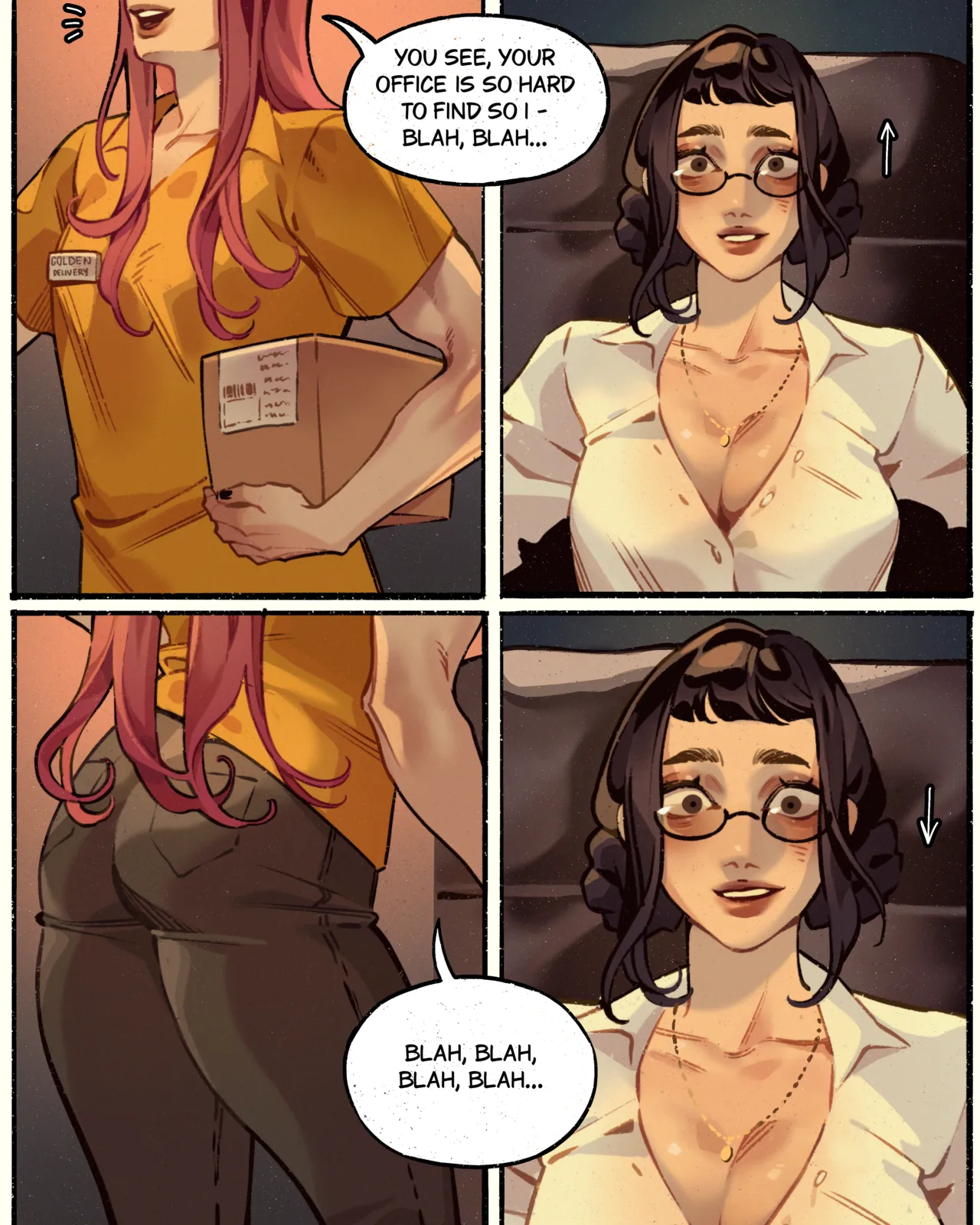 Zoemira Office AU Comic page 2 full