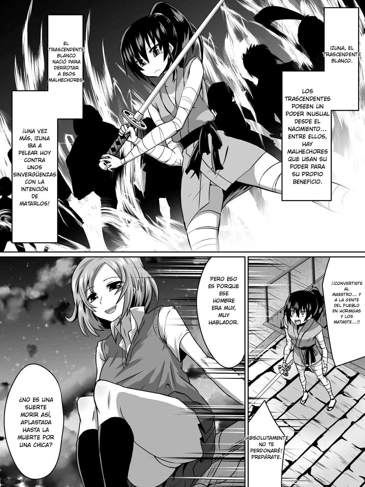 Izuna, la telekinética blanca page 1 full