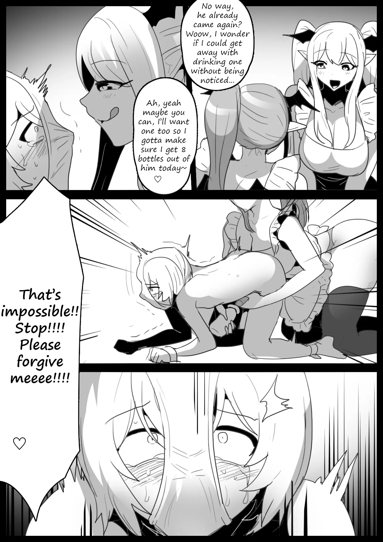 A story about a law being passed, where anyone who harms a woman gets sent to a Succubus farm! page 12 full
