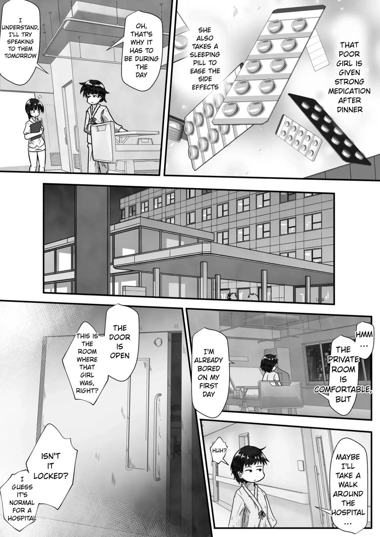 A story about sneaking into a sickly girl's hospital room every night  and creampieing her without consent page 4 full