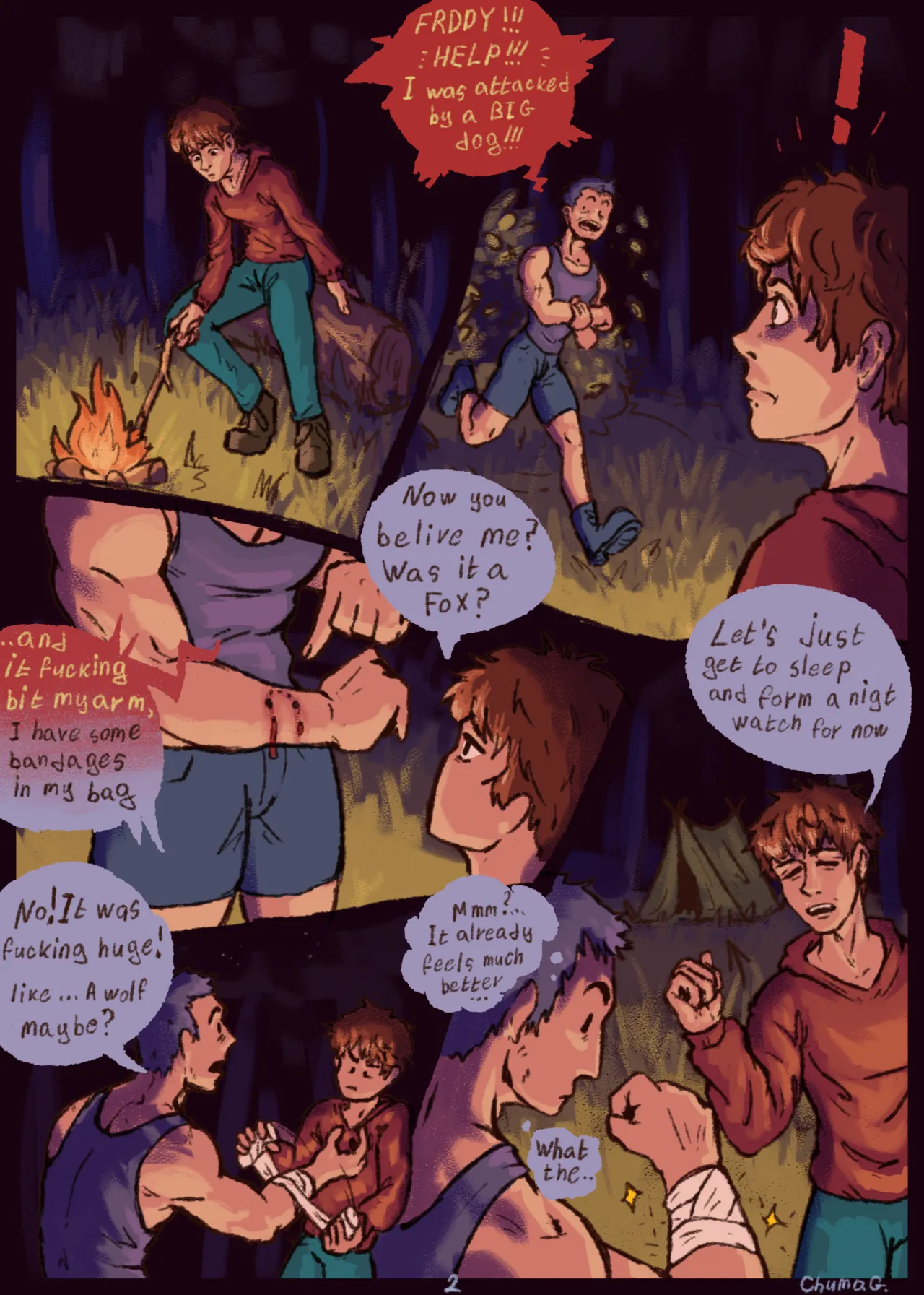 Wolf Night page 2 full