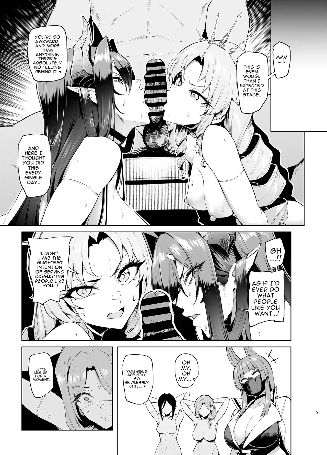 Mesu Gacha Log Goudou Benkyoukai - Sex slave Strong women have no human rights page 9 full