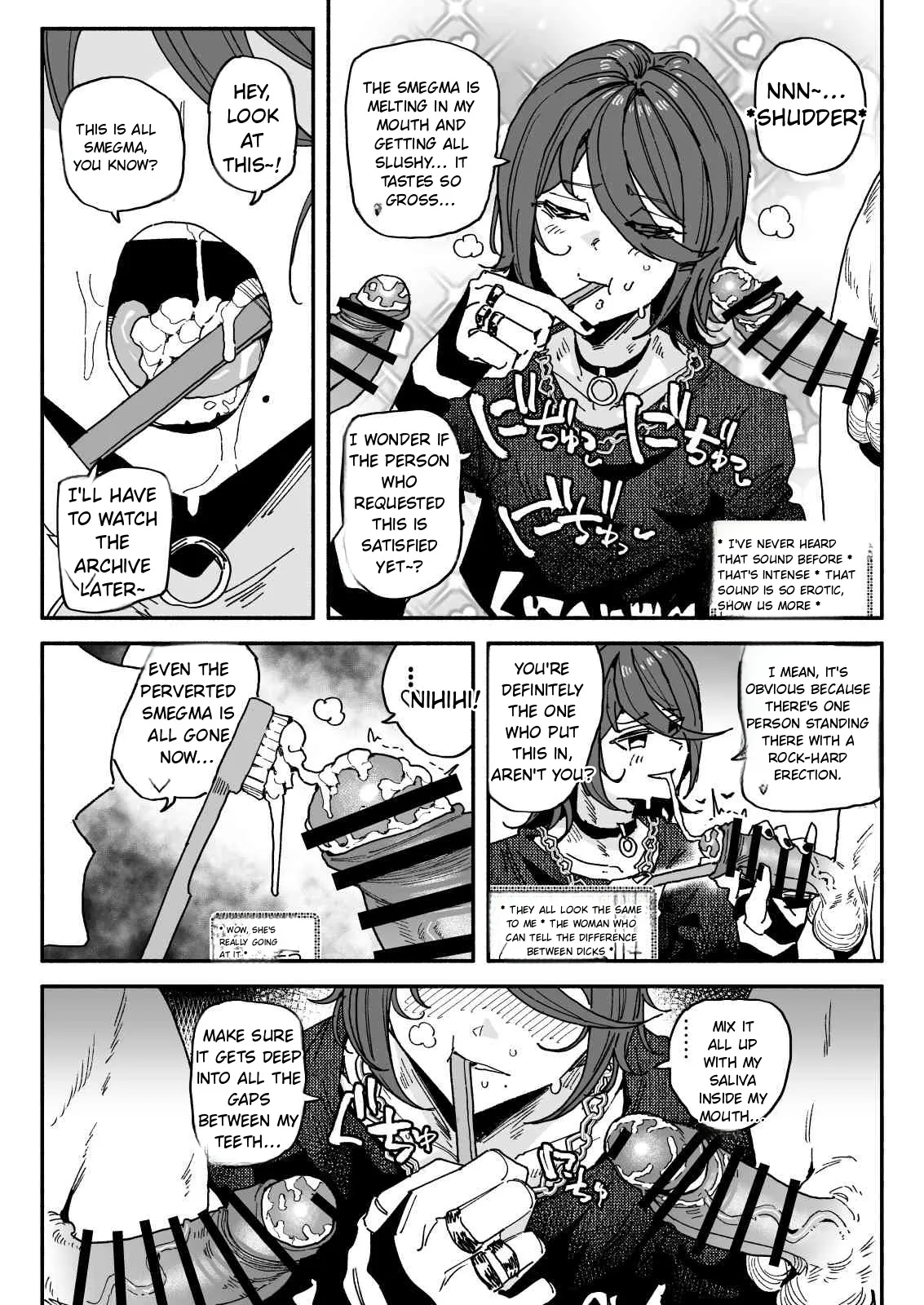 COCK-SNIFFING STREAMER: YOU CAN'T GO HOME UNTIL IT'S CLEAN page 12 full