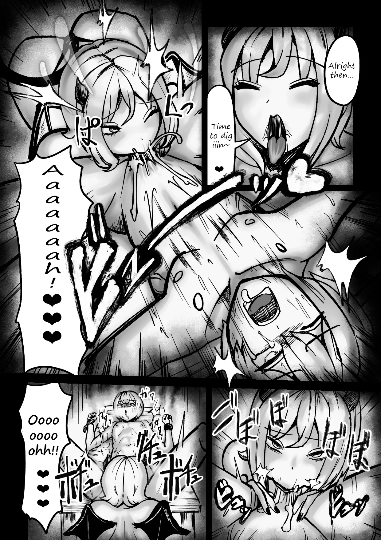 Succubus pin salon~ A story about a hero being captured and reduced to nothing more than a penis to be licked by succubi~ page 11 full