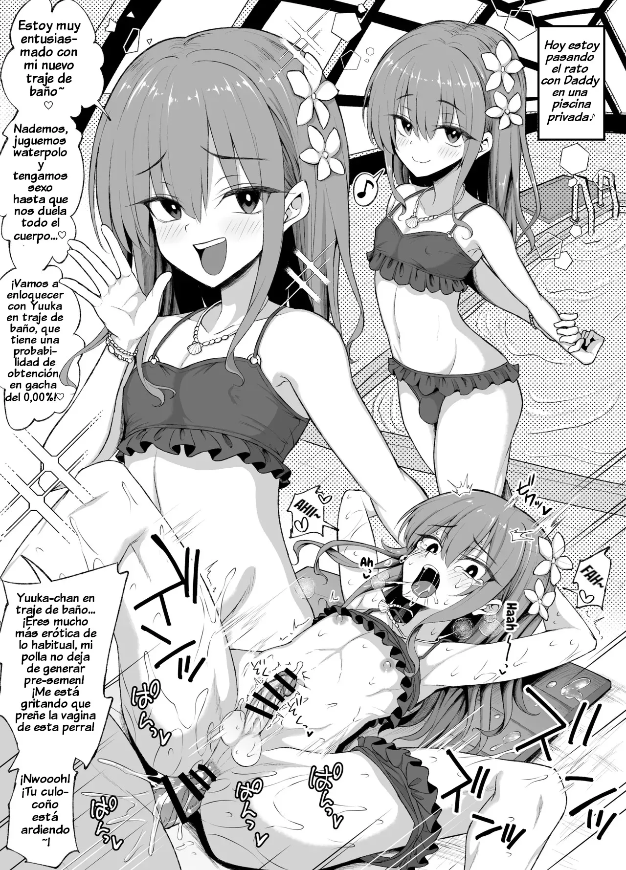 Papa Katsu de Onnanoko ♂ ni Natchatta?! Natsuyasumi Version page 9 full