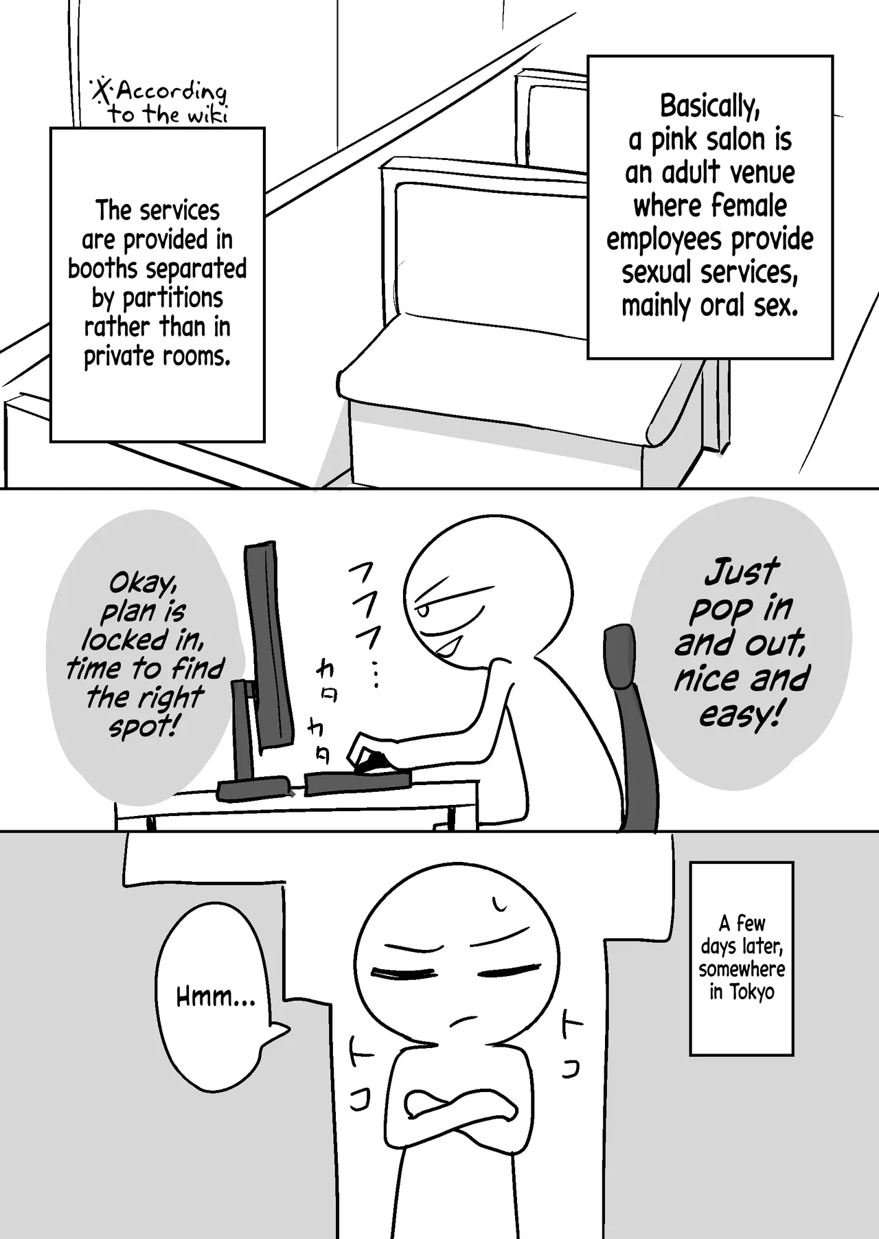 Ero Mangaka ga Pinsaro ni Ittekita Hanashi | An Ero Manga Artist's Experience in a Pink Salon page 4 full