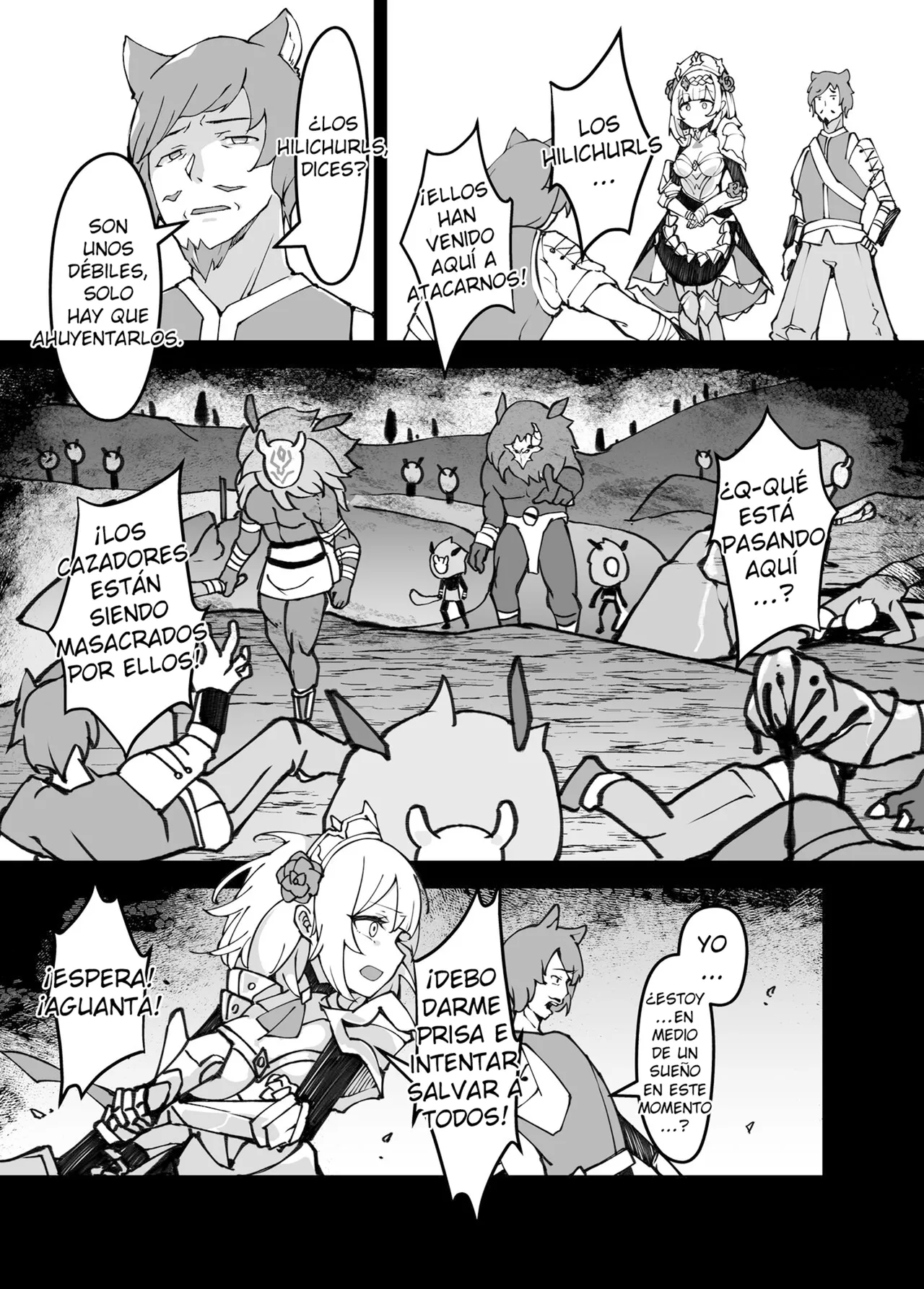 The Attack of the Hilichurls II ~The Invasion's Prelude~ Noelle,Chivalric Blossom that withered~ page 9 full