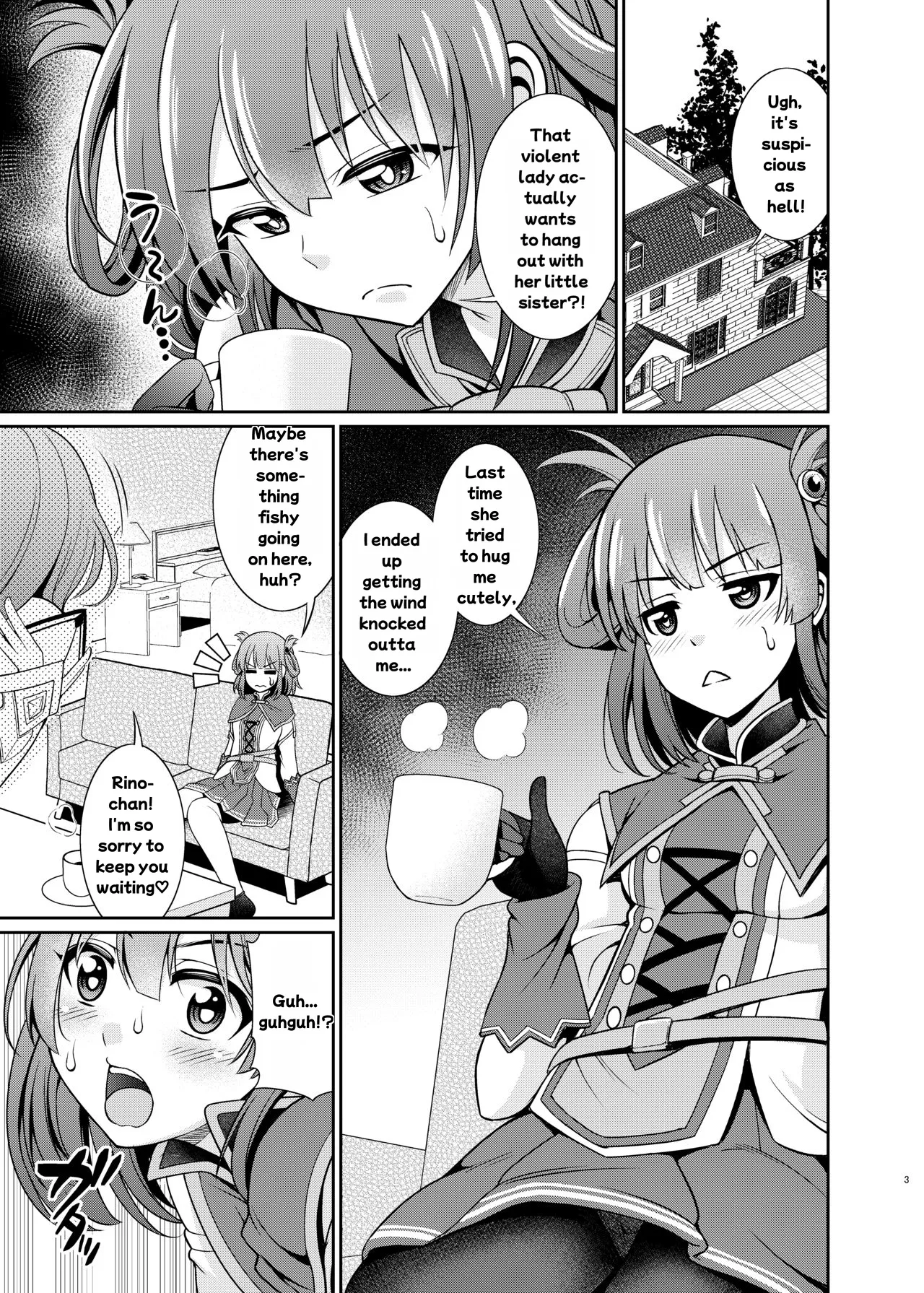 Kinyoku Seikatsu nante Kiwameru kara... Ochinchin ga Haechaun desu yo! | When you take a life of abstinence to the extreme... you end up growing a dick!! page 3 full