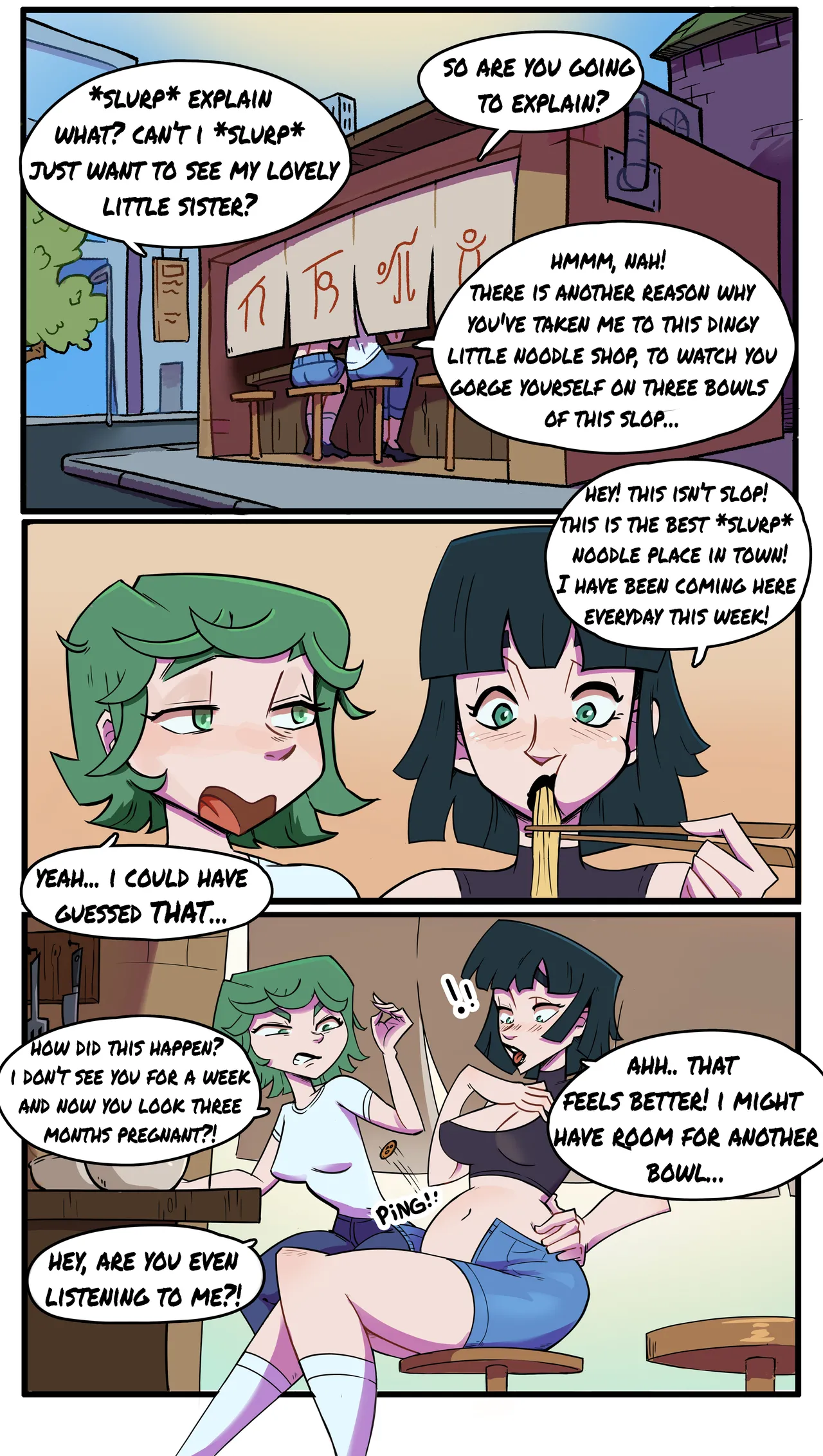 OPM Comic - Sister vs Sister page 1 full