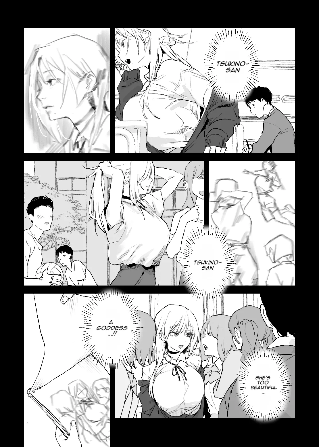 A Secret Sketch Session with My Favorite Gyaru page 11 full