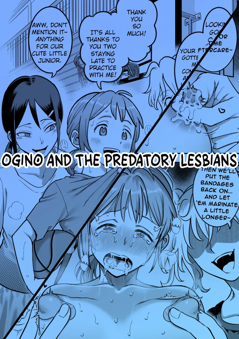Zu-senpai to Ogino | Ogino and the Predatory Lesbians page 1 full